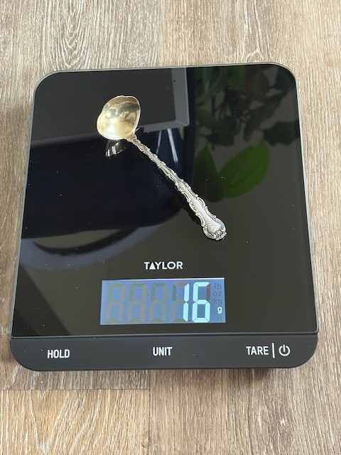 Sterling Silver Gorham Strasbourg Small Ladle 4.75″ Hallmark 1897 Patent “Z”