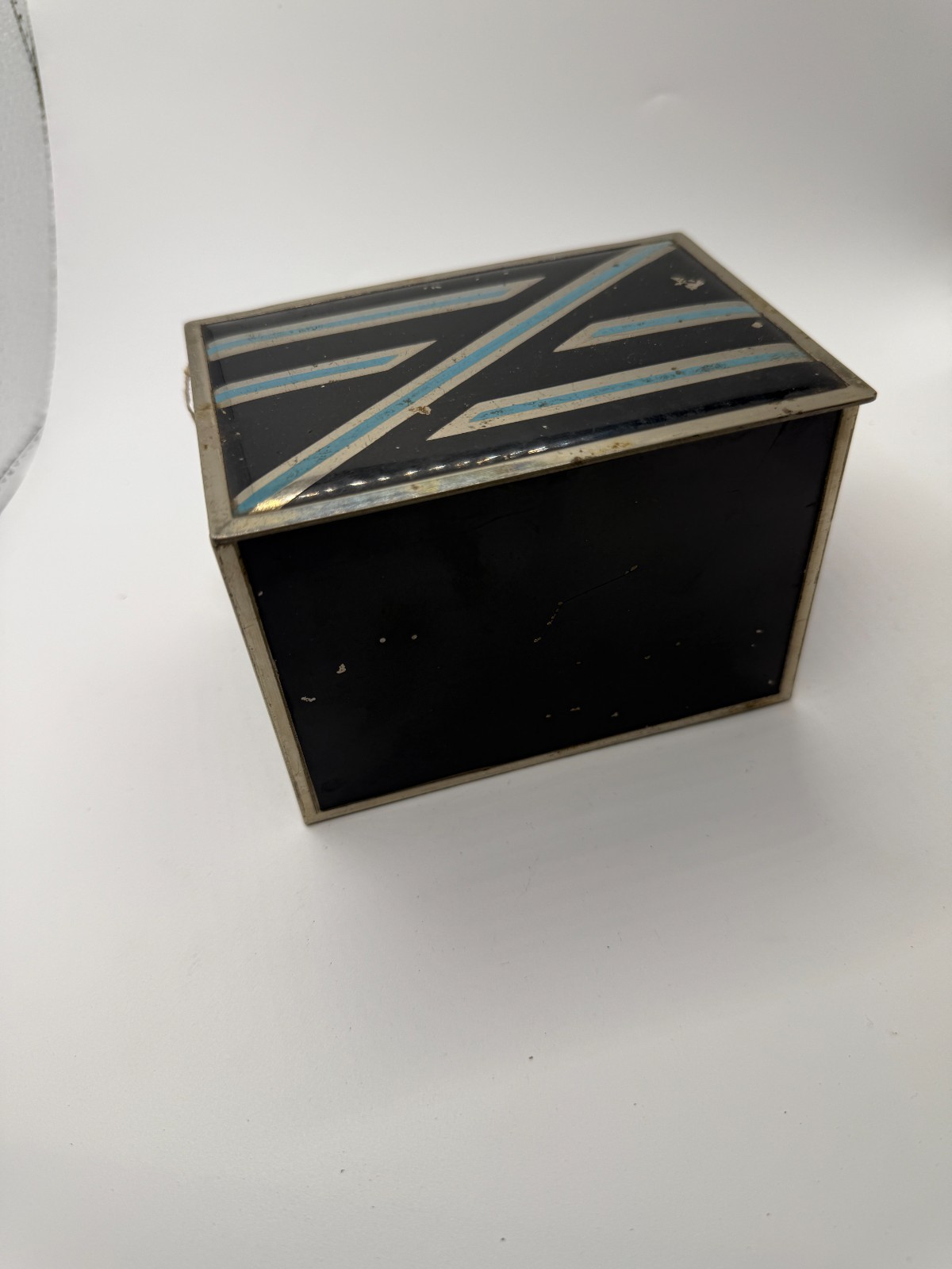 Vintage German Metal Cigarette Dispenser Box – Art Deco Style Holder