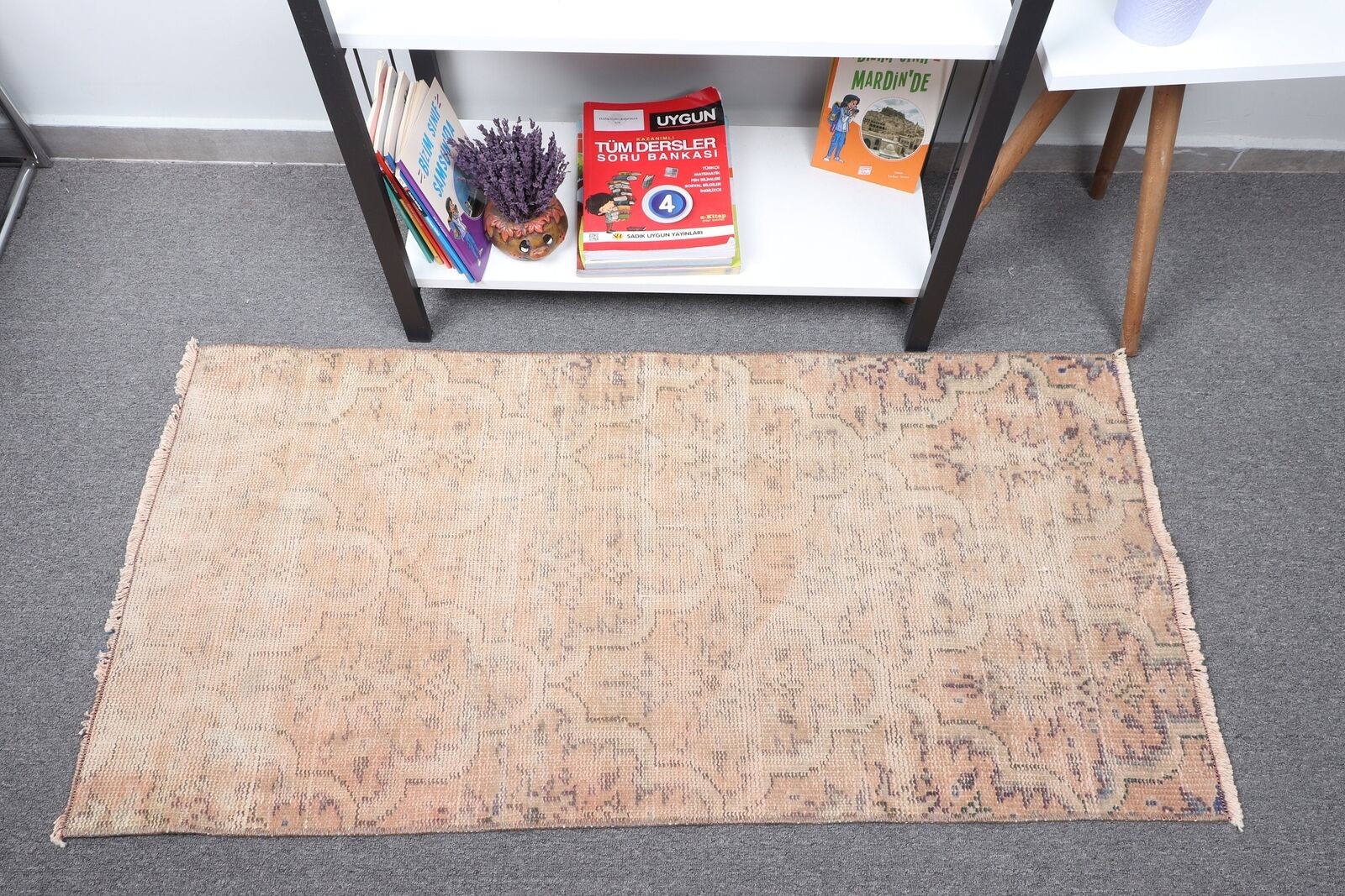 2.1×4.1 ft Small Rug, Turkish Rug, Oriental Rug, Colorful Rugs, Vintage Rugs