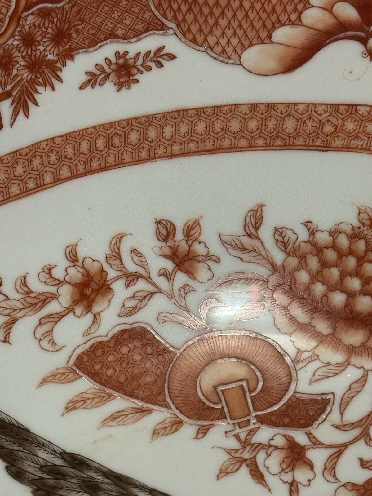 Large Orange Fitzhugh American Eagle Bowl E Pluribus Unum 1815
