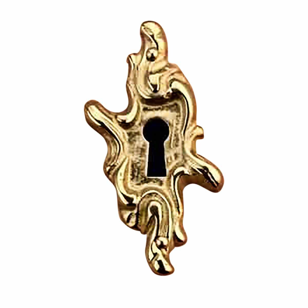 Keyhole Cover 2 1/2″ H x 1 3/8″ W Solid Brass Tarnish Resistant Keyhole Plate