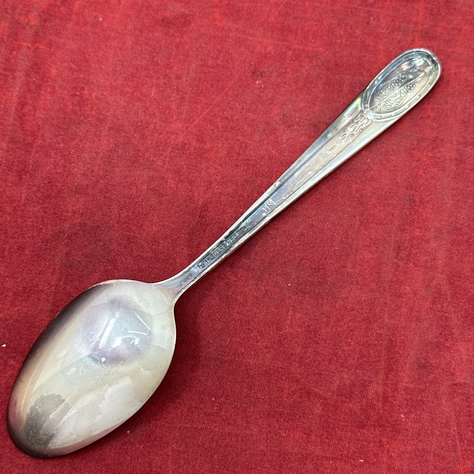 President James Monroe & Monroe Doctrine William Rogers Silver Plate Spoon