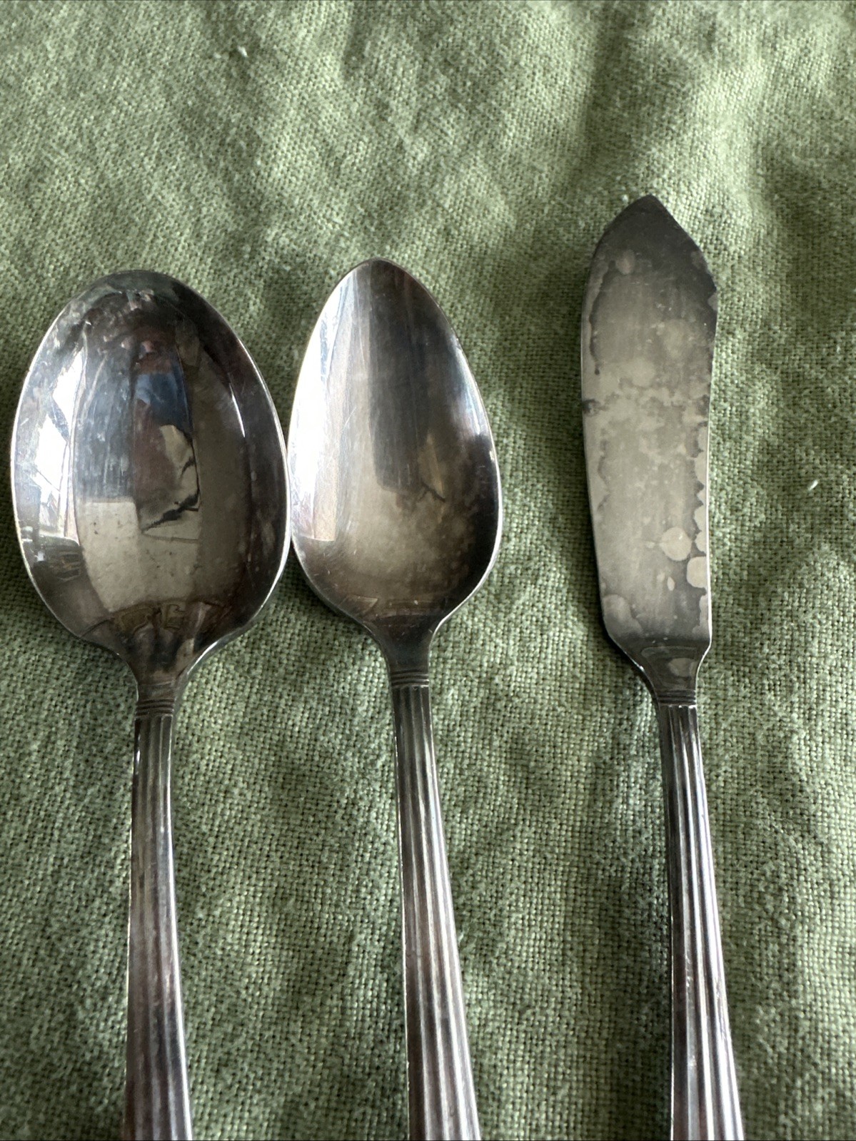Oneida Community Coronation Silverware 1936 Silver plate, Sugar Shell & 2 More
