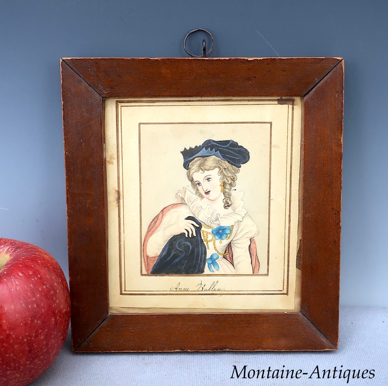 American School-Girl Portrait of a Lady 19th cent
