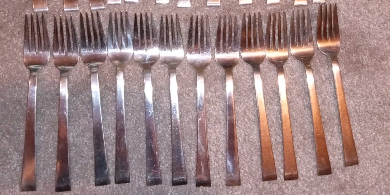 Continental by International Sterling Silver Salad Forks Set Of 12 6 3/4″