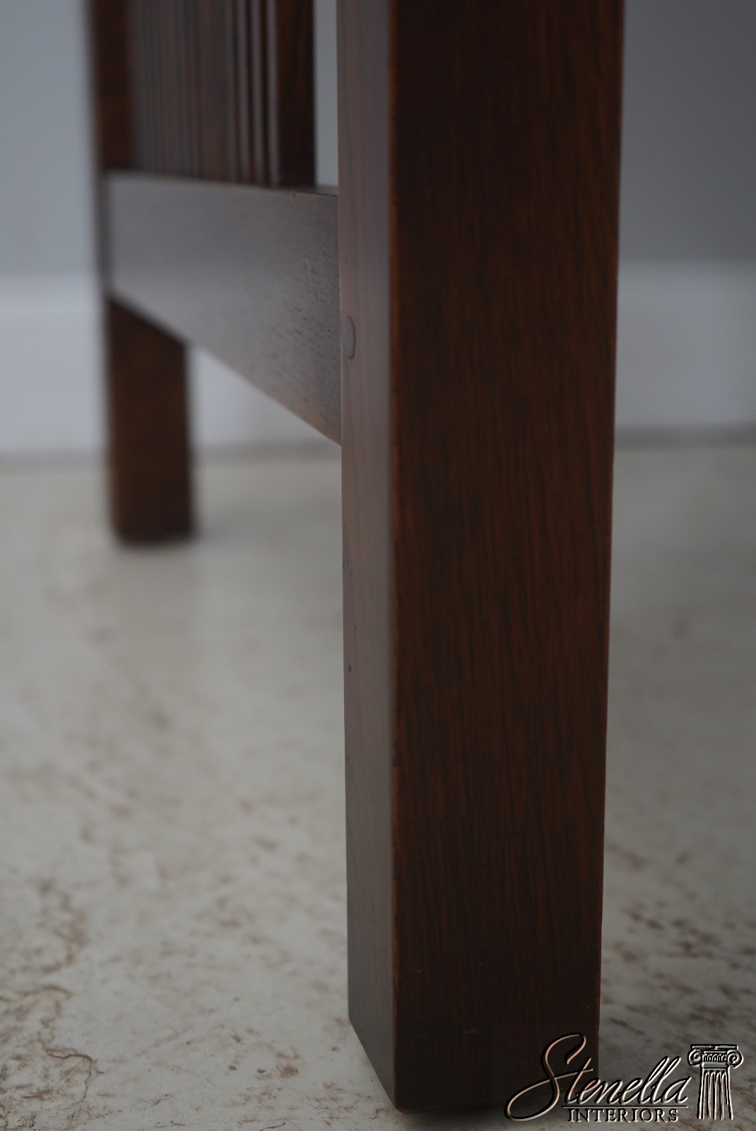 F72724: STICKLEY Mission Oak Spindle Writing Desk
