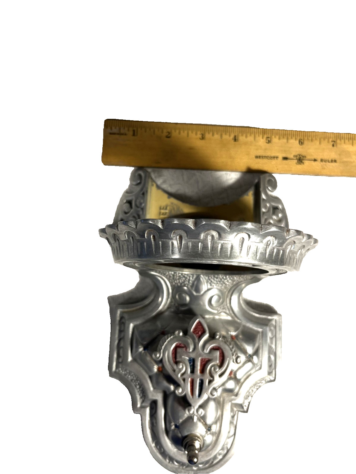 Antique Beardslee (Williamson) Sconce Single Socket Aluminum. Rewired.