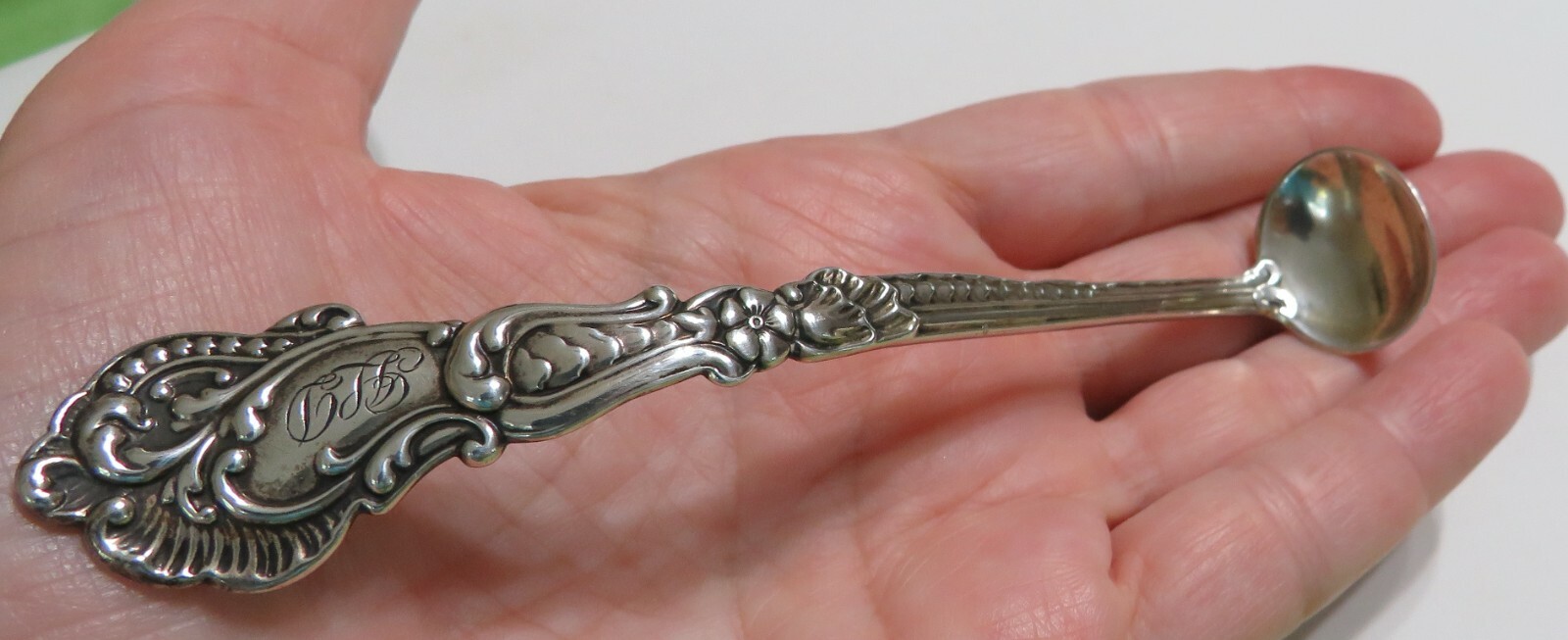 Beautiful Sterling Silver Gorham 1880’s Sauce Mustard Serving Ladle Spoon 4.75″