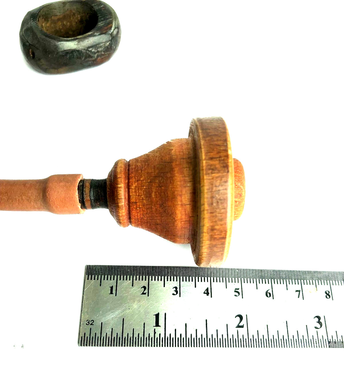 Antique Wooden Binaural Stethoscope Medical Instrument Early 20th Century Rare D