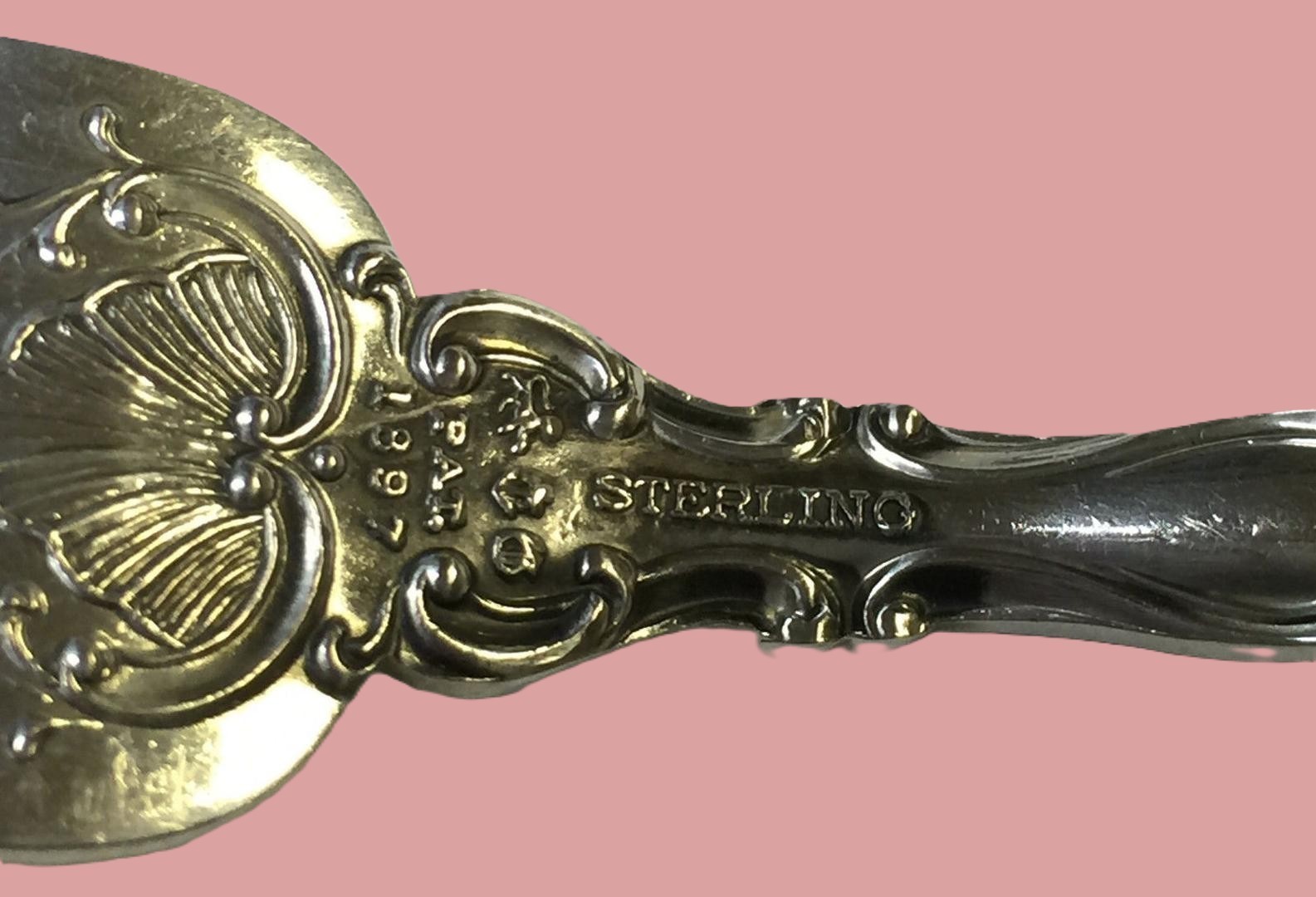 Gorham Strasbourg Sterling Silver Salad Fork 6 3/8″ Old Marks No Monogram 39G