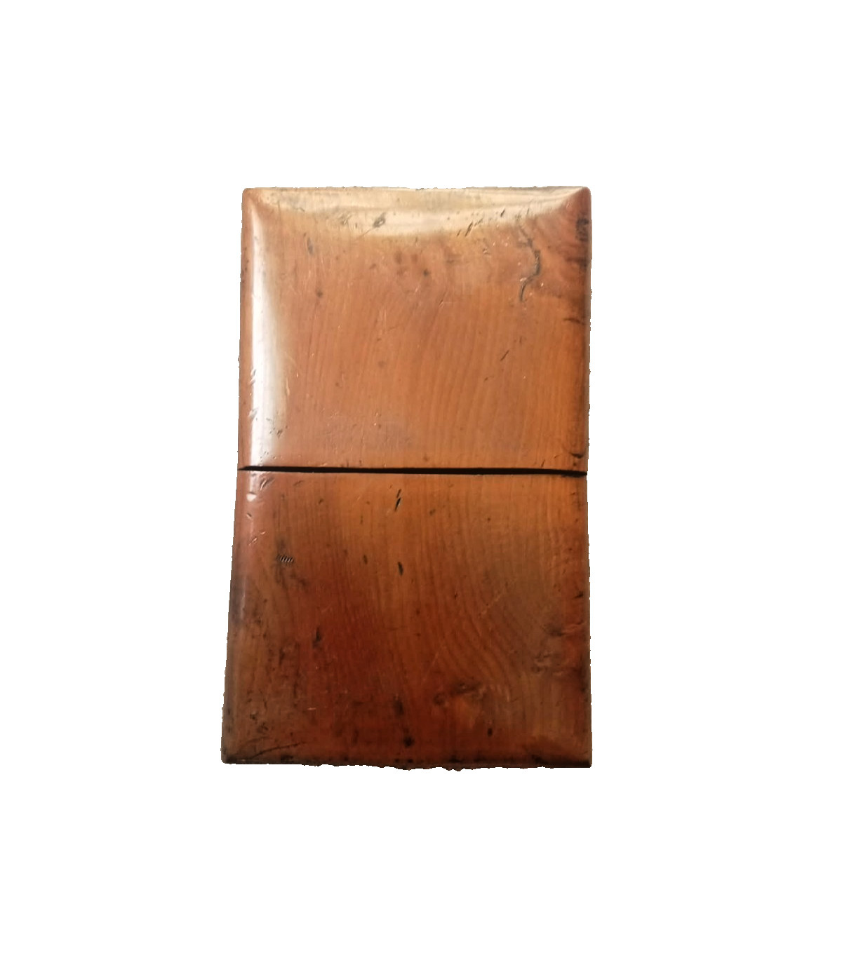 Vintage Polished Walnut Cigar or Cigarette Case