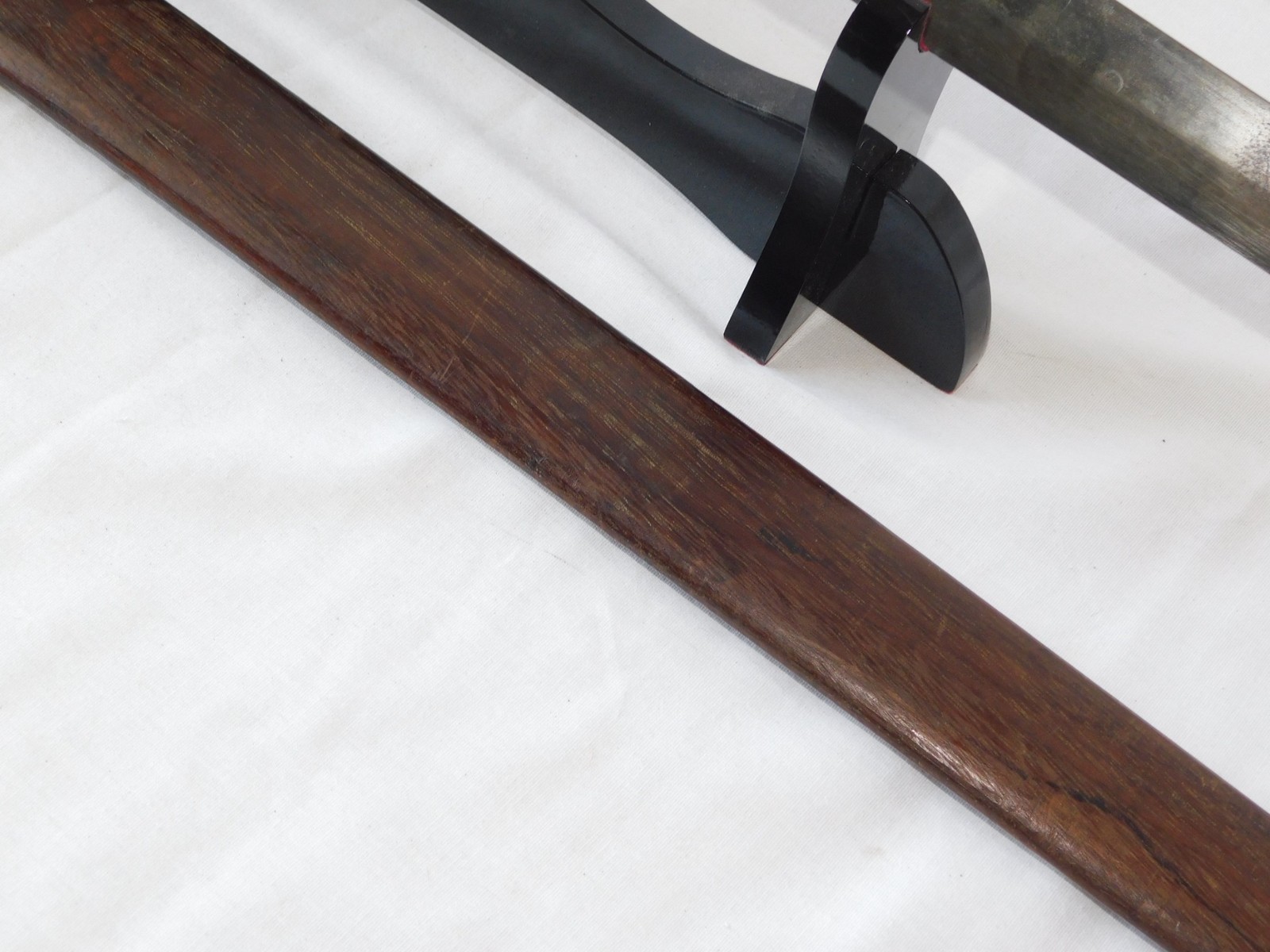 Antique 19c. Chinese Qing Longquan Seven Star Daoist Scabbard Sword 41″