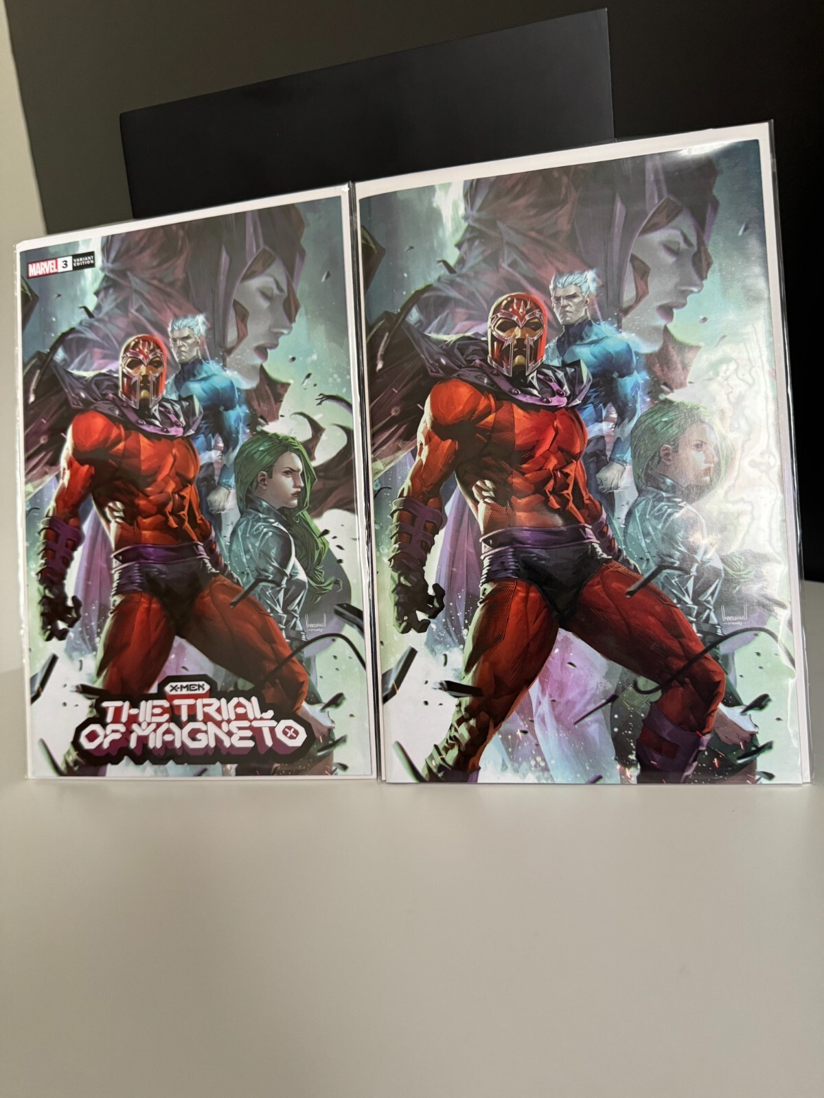 X-Men: Trial of Magneto #3 -Kael Ngu Trade and Virgin Variant Set