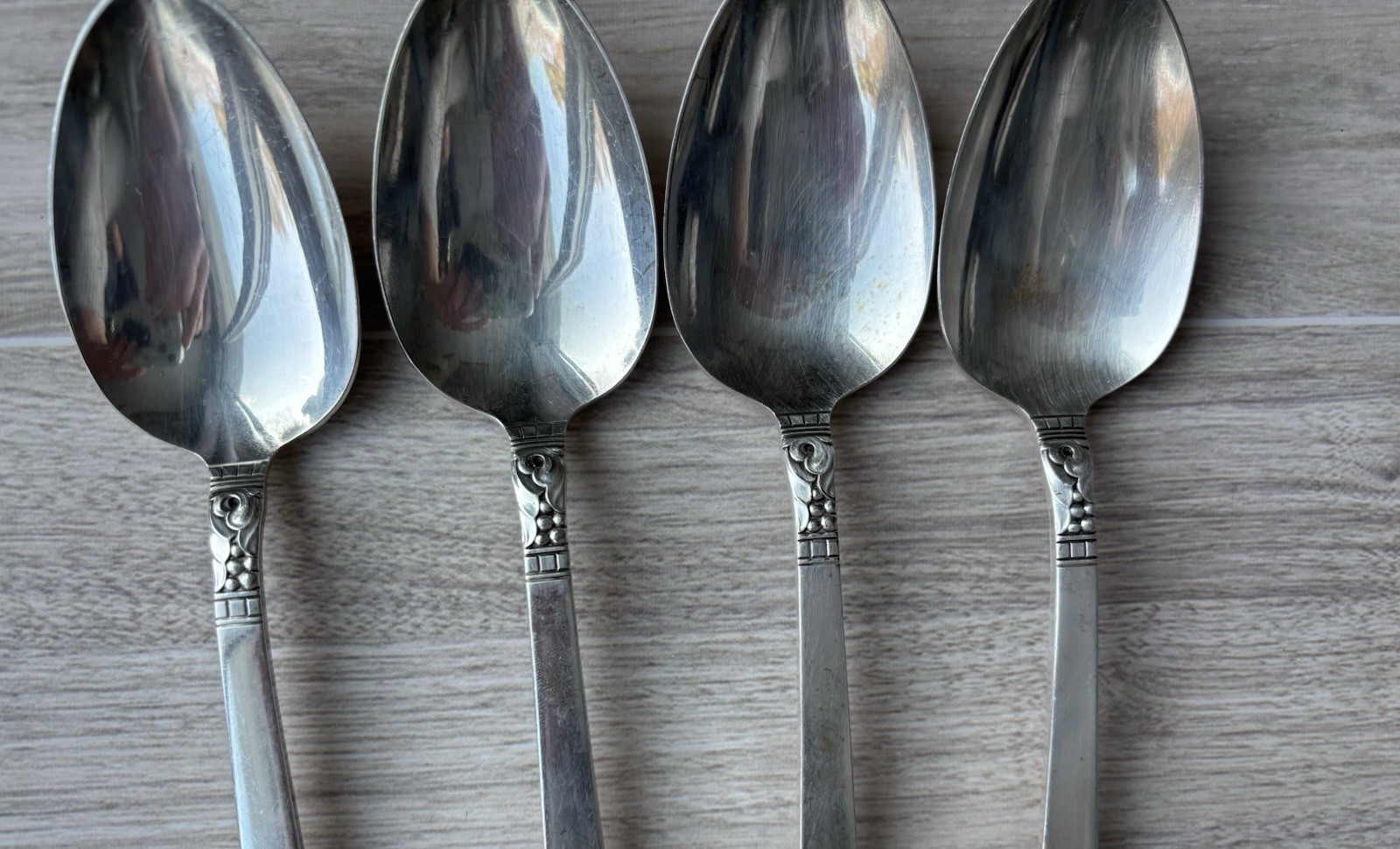 Oneida Community Forever 1939 SILVERPLATE Table Spoons 7.5” Lot Of 4