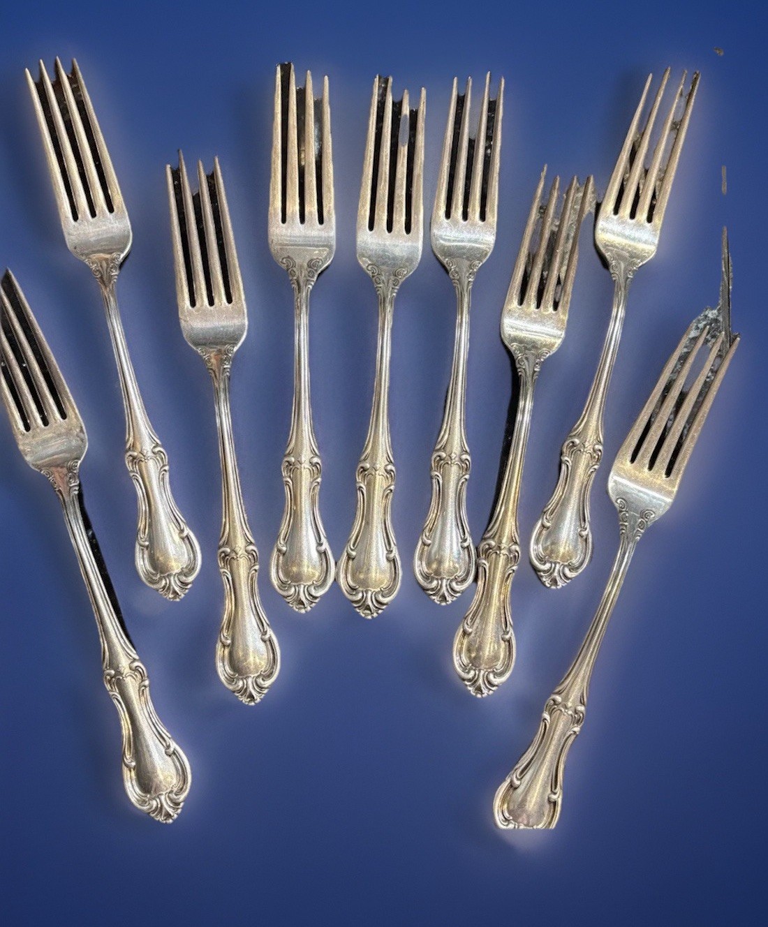 ONE Joan of Arc by International Sterling Silver Regular Fork 7 3/8″ Per Each