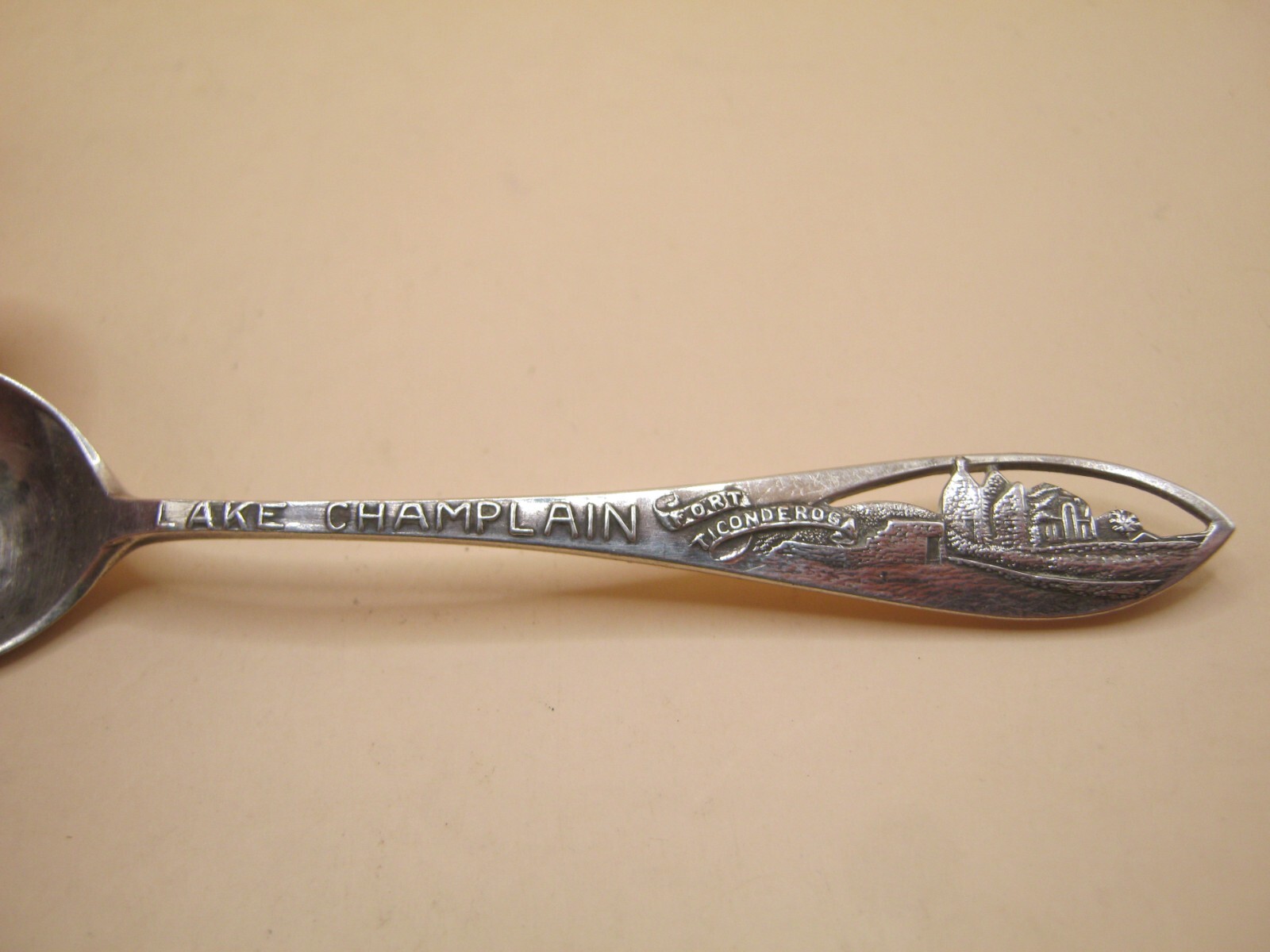 Vintage Solid Silver American Spoon Marked Sterling LAKE CHAMPLAIN