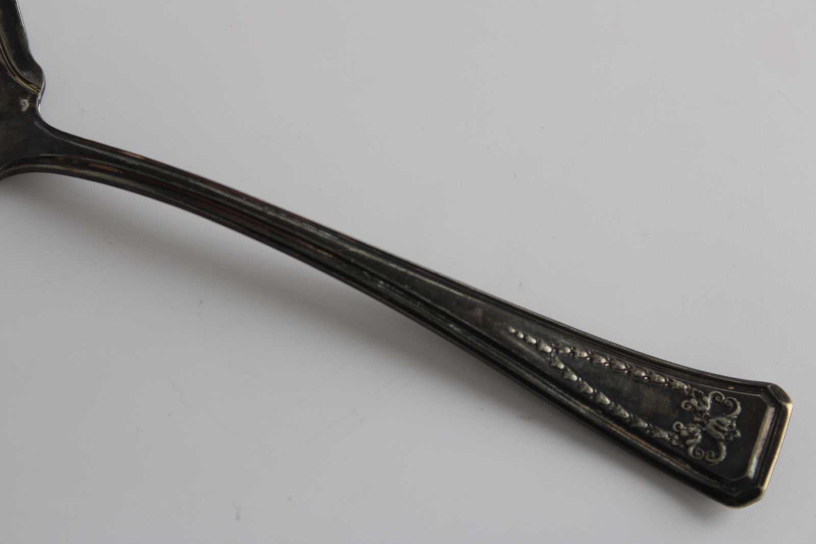 Pierced Slotted Tomato Serving Spoon “9” Bell Floral Silverplate Silverware
