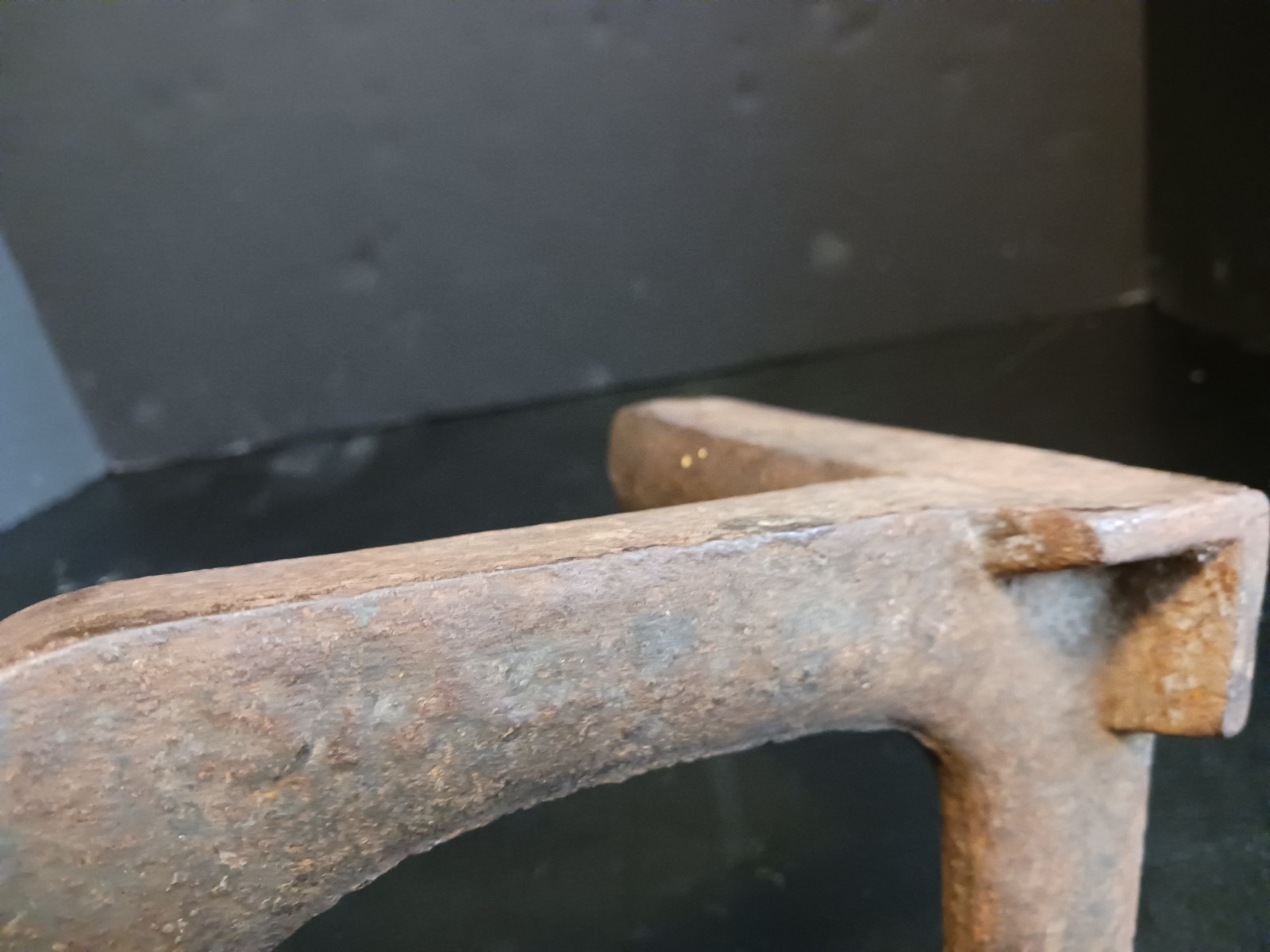 Vintage Cast Iron Shoe Anvil Boot Cobbler Repair Tool Register Brand 2 Horn