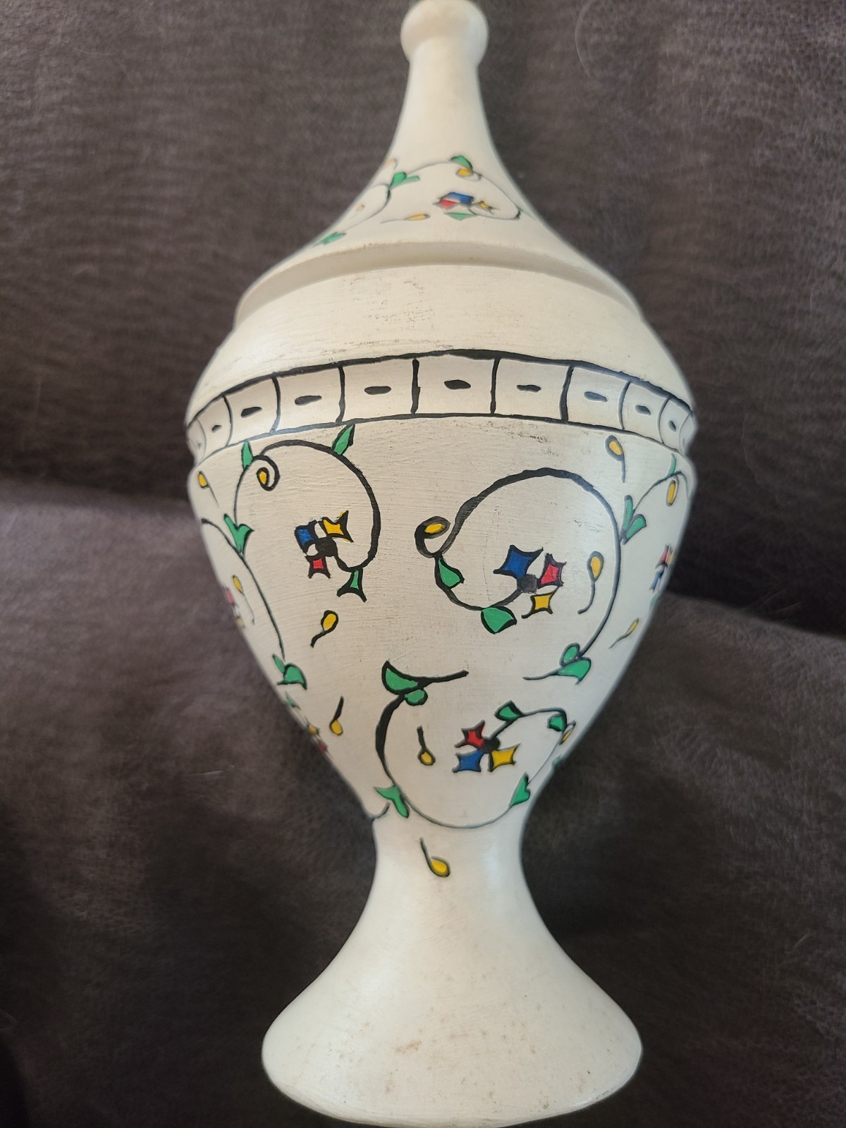Vintage Italian Lidded jar or urn