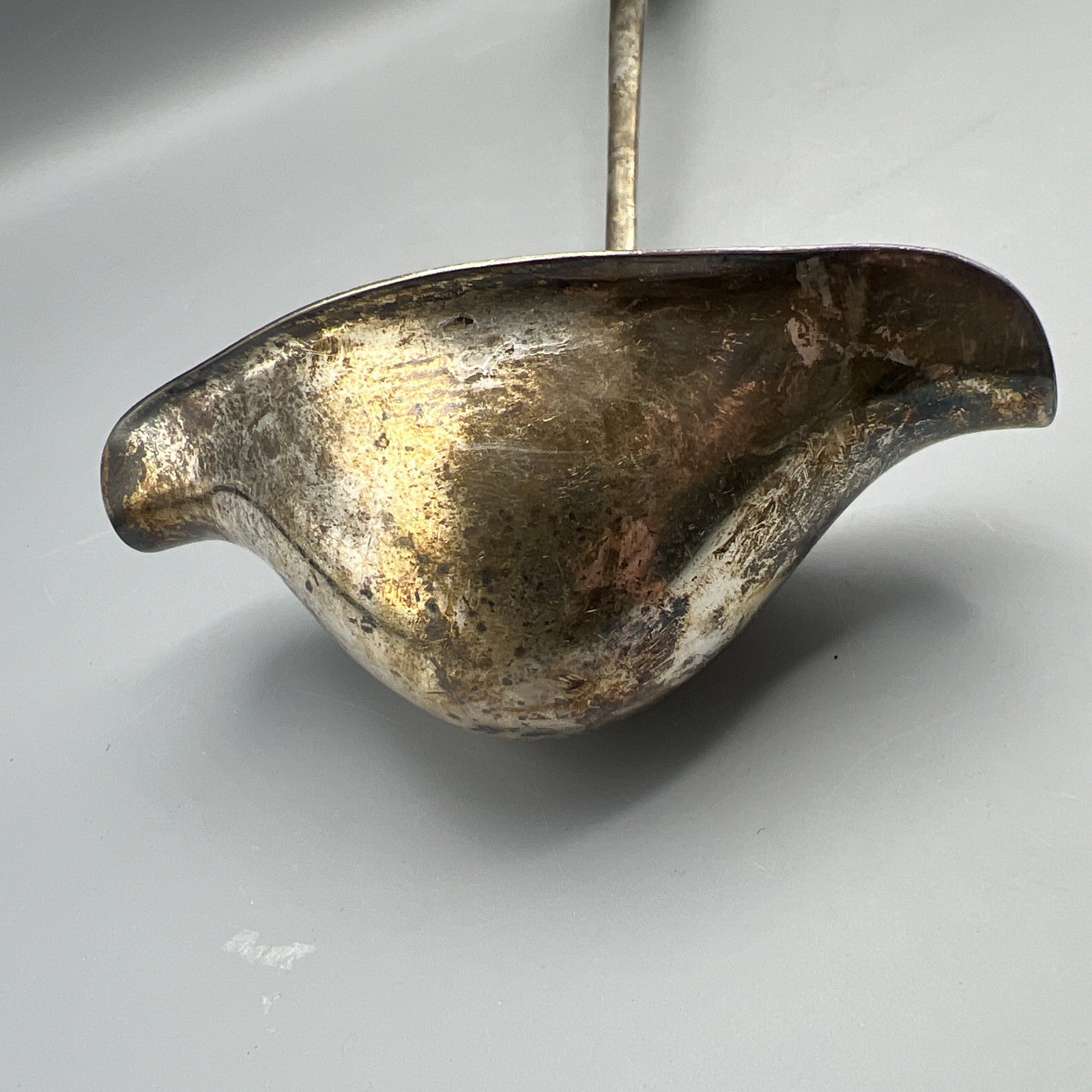 Solid Soup punch Ladle SilverPlate by International Silver 15” Huge 208 Grams
