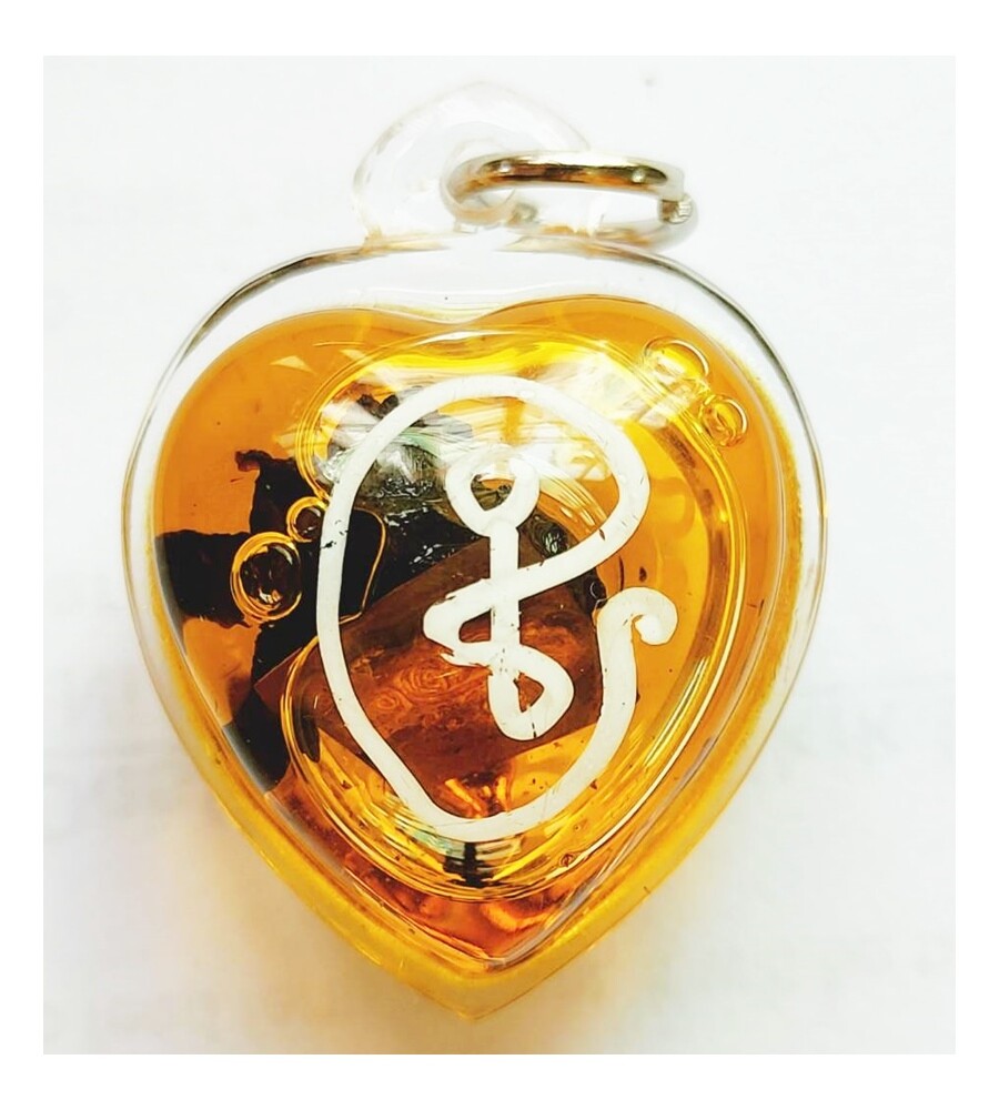InnKoo Lover Couple Pendant Oil Thai Charm Magic Love Fortune Luck Kruba Tao