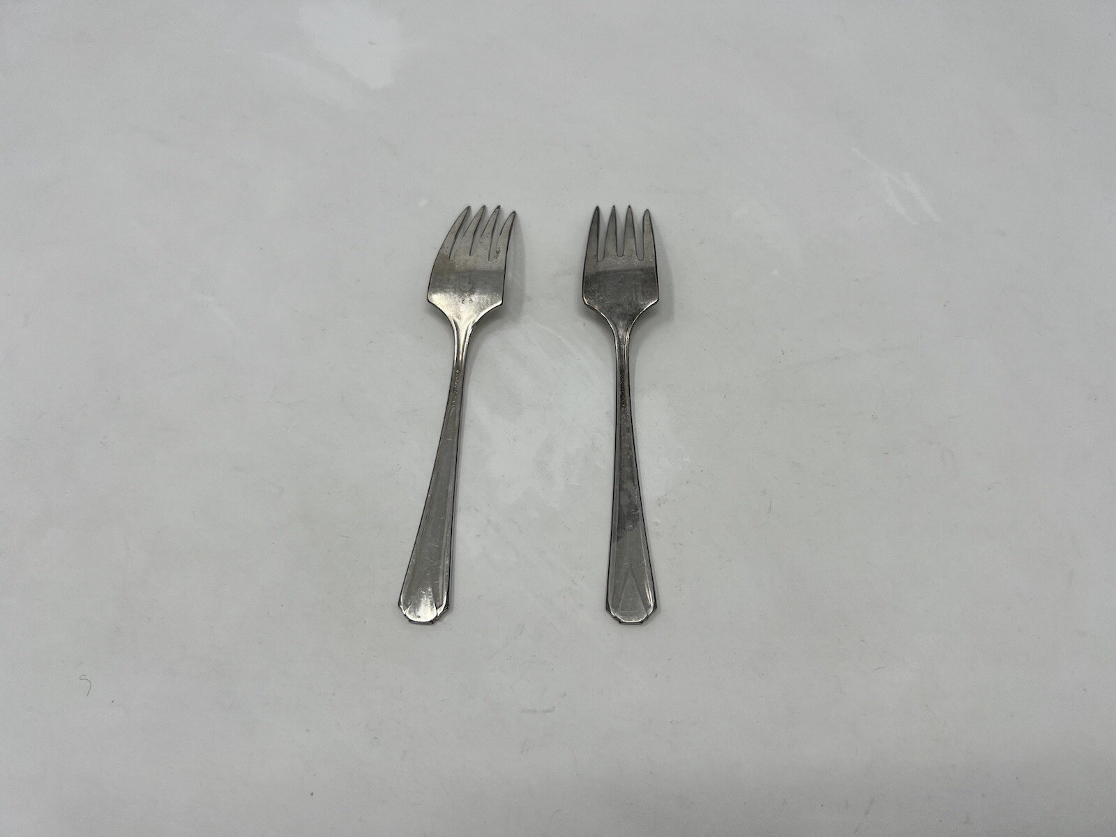 Deauville By Community Silverplate Set of 2 Salad Forks 6″