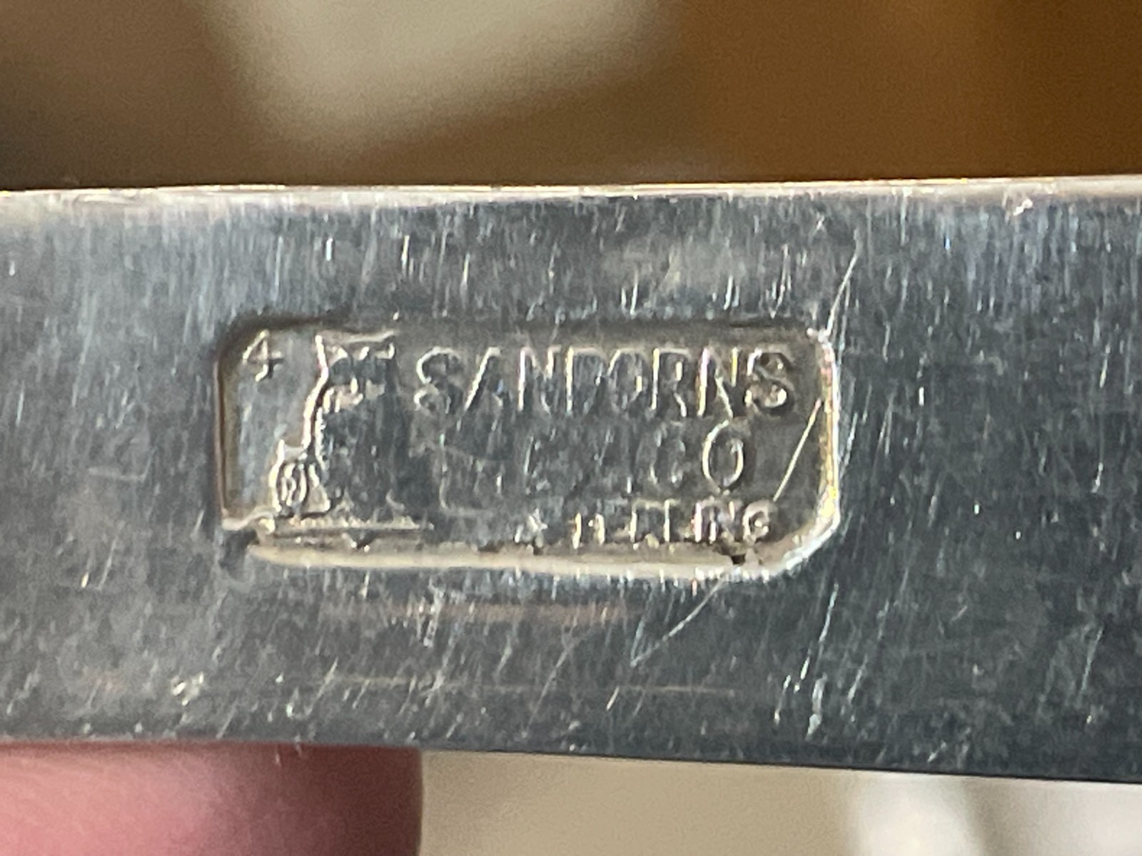 SANBORNS Mexico Solid Sterling Silver Pie Server 183 g