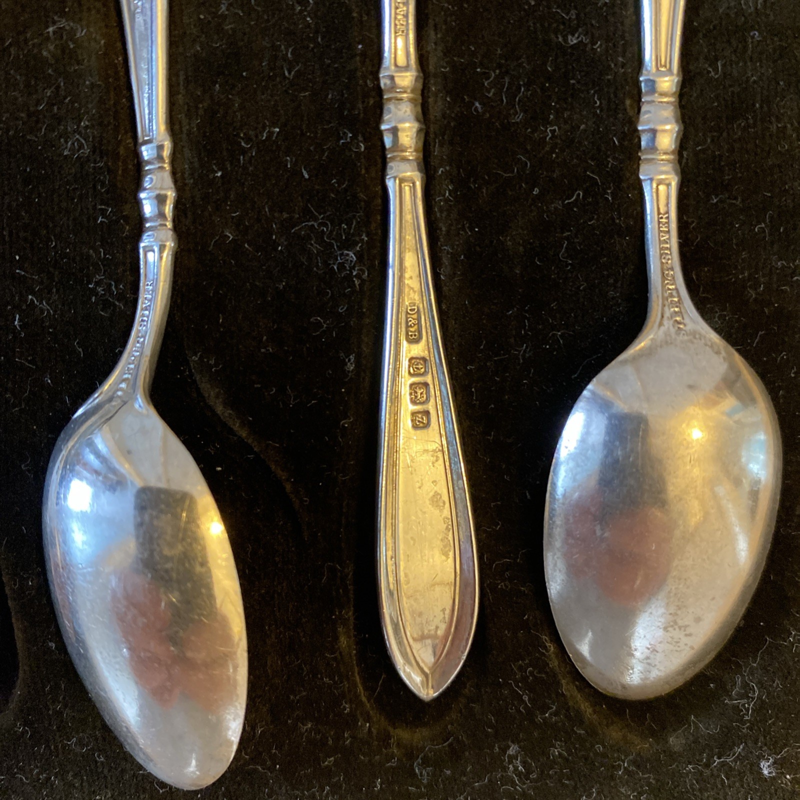 Antique 6 Sterling Silver Teaspoon Set– Birmingham Hallmarked – 60g, Boxed