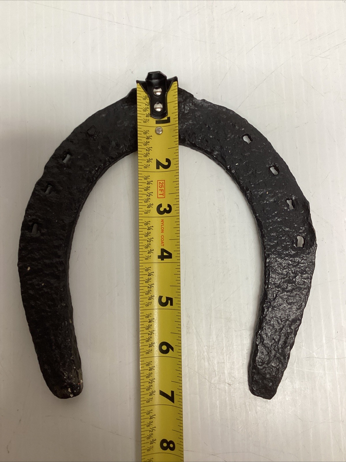 Antique Rustic Primitive Hand Forged Iron Horseshoe~Barn Find~Lucky~7”x 6-5/8″