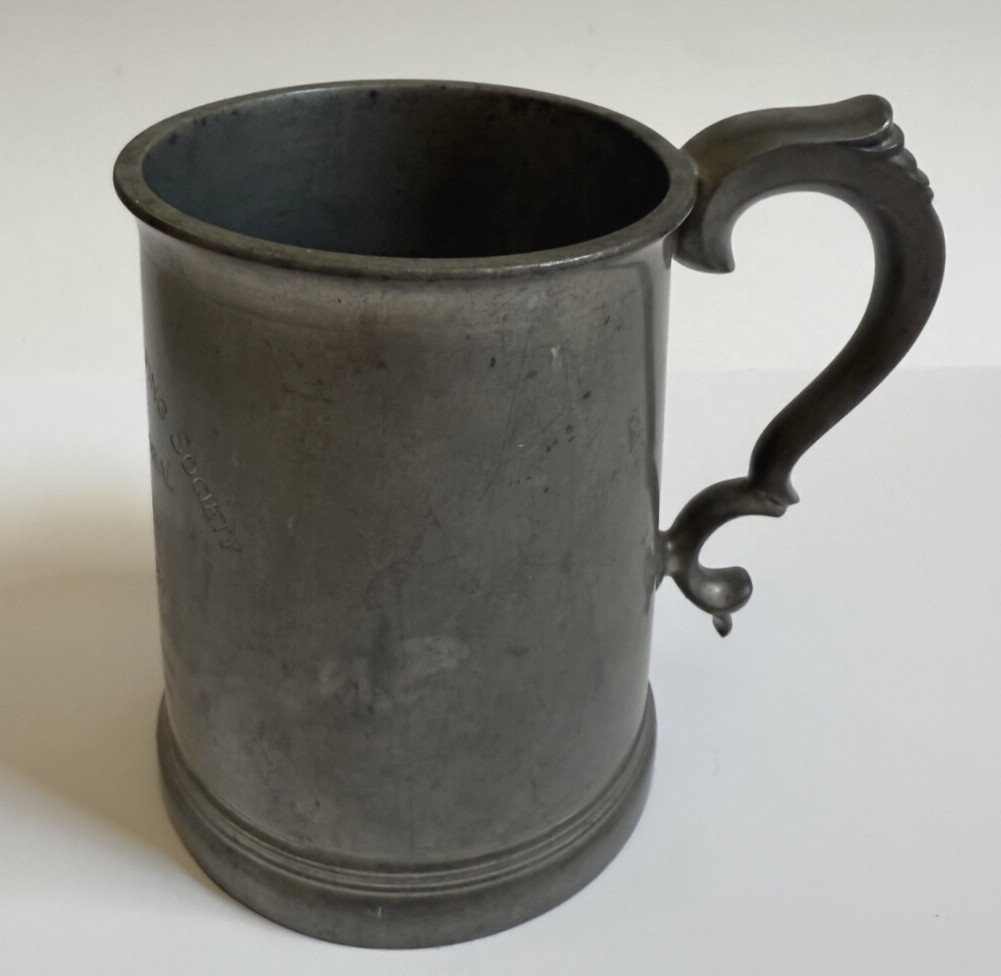 Vintage Pewter Tankard Mug AMERICAN CLUB GOLFING SOCIETY, Sunningdale 9-21-1955,
