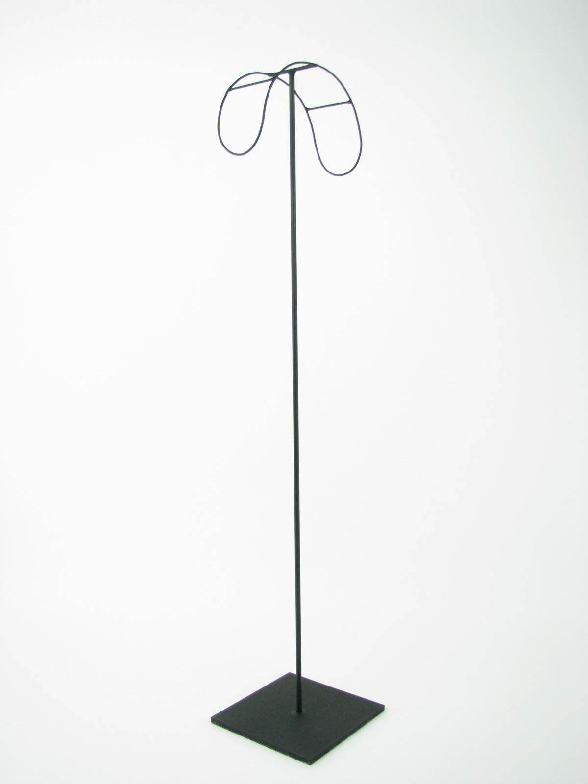 GothamGallery African Tribal Art – Metal Helmet Mask Stand Base Adjustable 30″