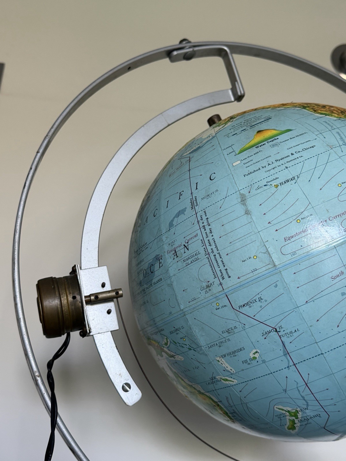 Nystrom Mechanical Electric Globe