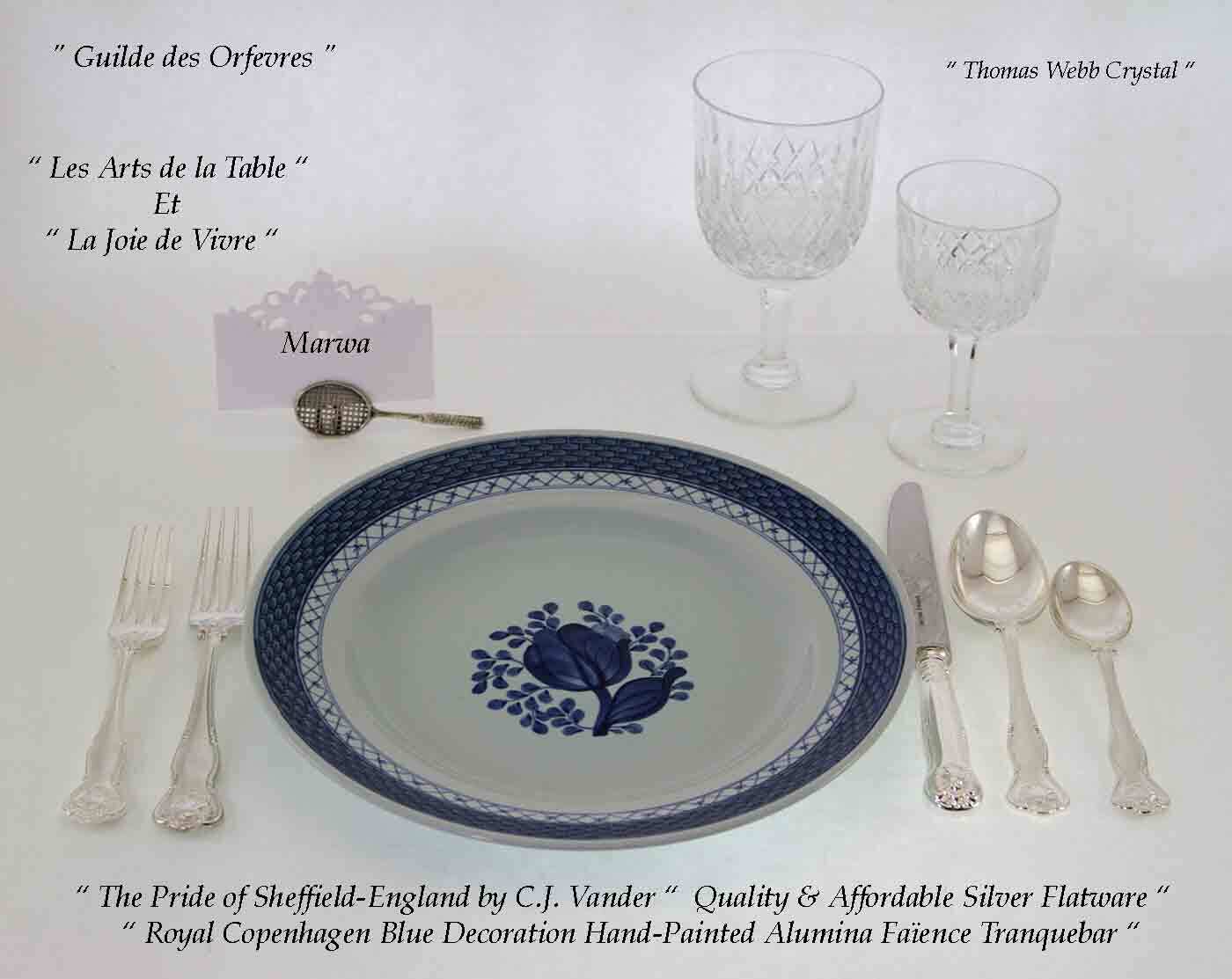 Finest Silver Plated 5 Pc Place-Setting, Royal-Husk
