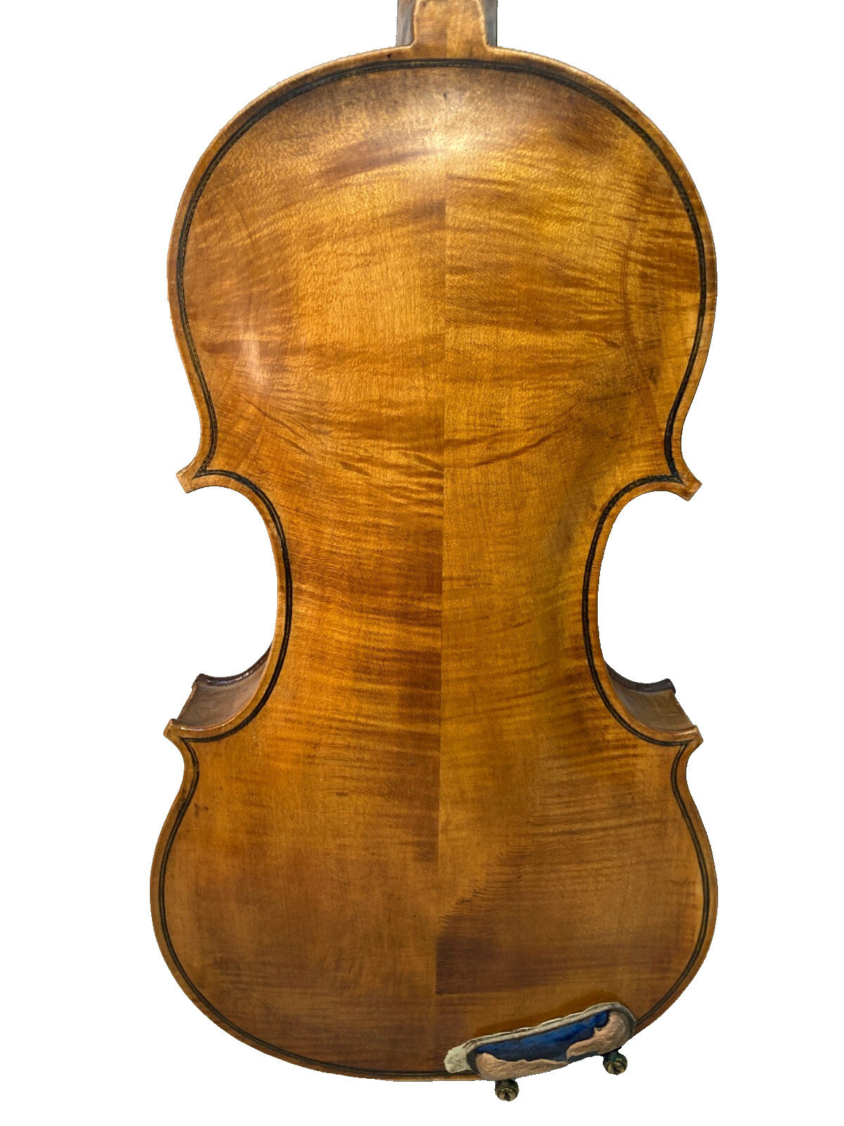Antique Violin 1 Piece Belly 2 Piece Tiger Maple Back Inlaid Purfling No Label