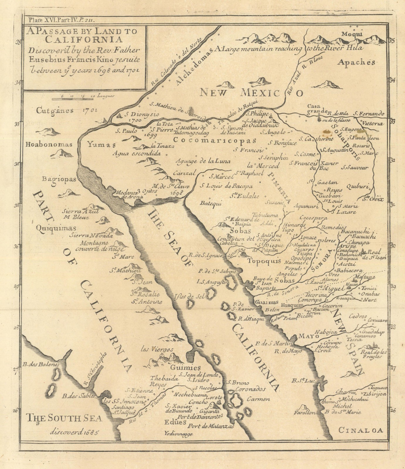 A Passage by Land to California—Kino—Insular California disproof—Baja 1721 map
