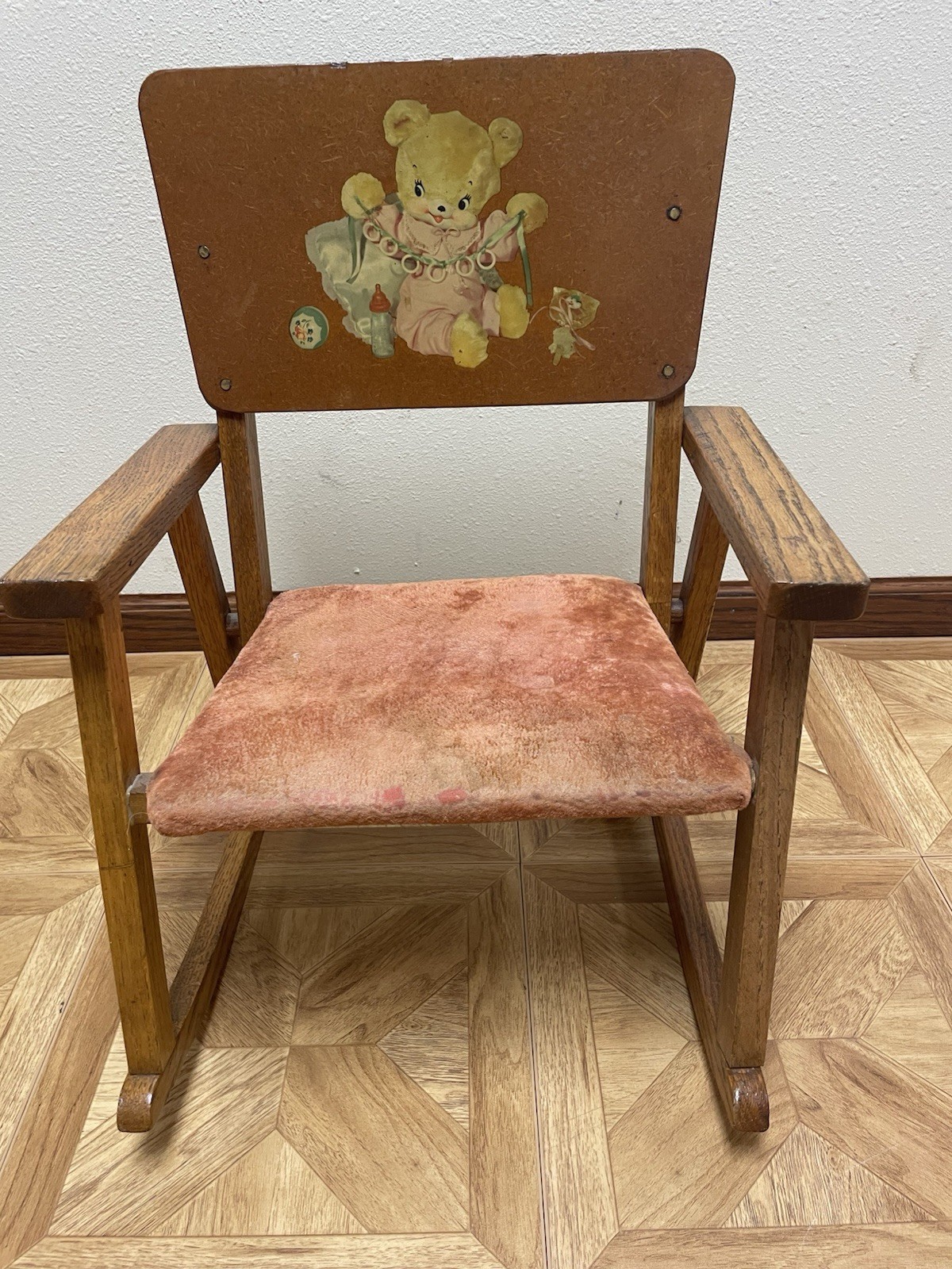 Antique Child’s Musical Rocking Chair