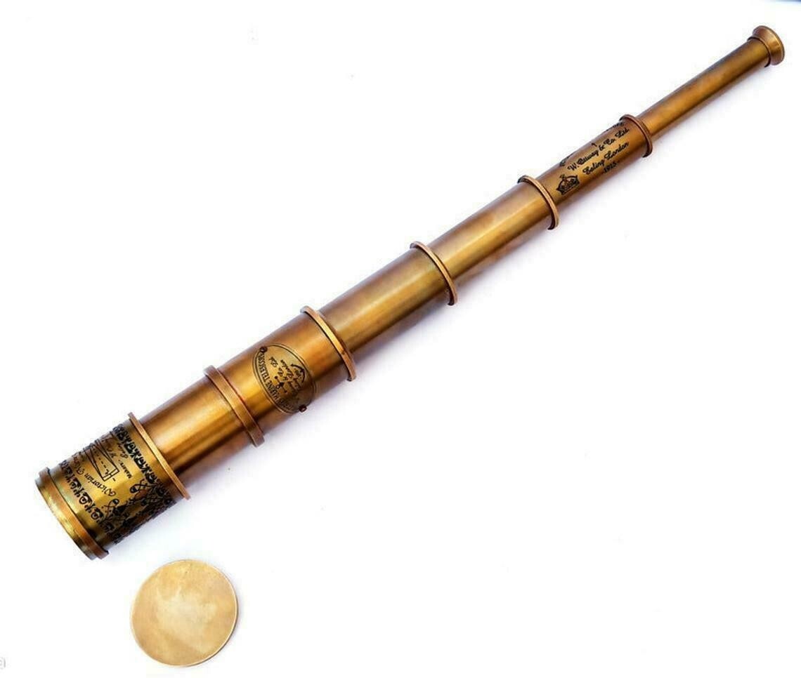 Antique Handmade Navigational Army Astronomy spyglass Telescope Handmade Stylish