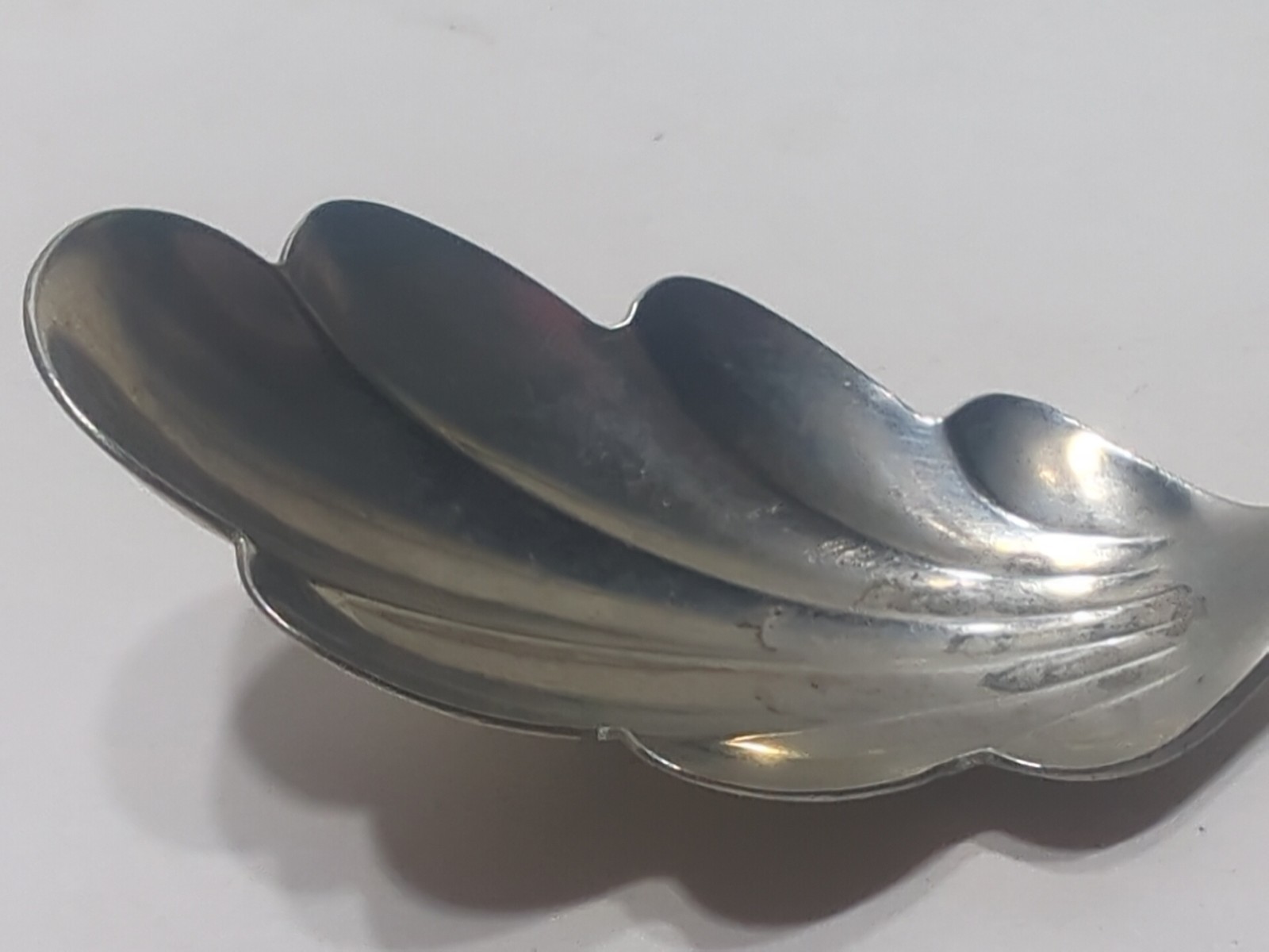 ✨ANTIQUE✨ FIDDLE TIPPED c1877 Coin Silver SUGAR SHELL SPOON – Vintage Silverware
