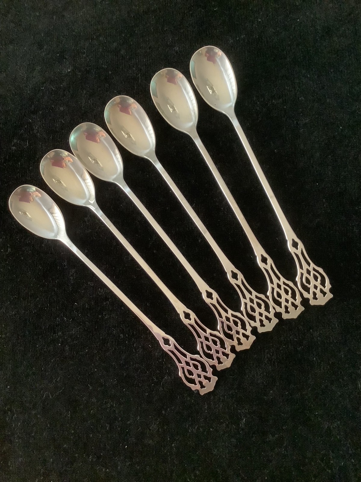 Lunt CHIPPENDALE parfait / ice cream spoons – NM