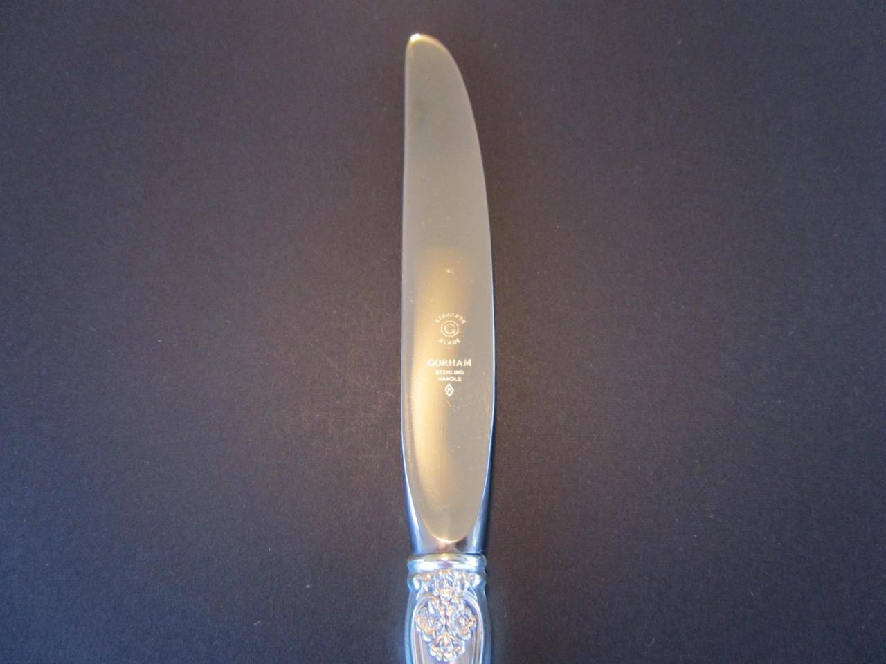 GORHAM BUTTERCUP STERLING FLATWARE PLACE KNIFE-9 1/8″EXCL-FREESHIP****