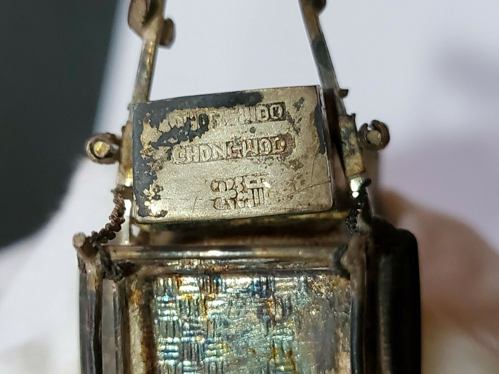 👍 CHINA MINIATURE SOLID SILVER PORTERS CARRYING SEDAN CHAIR WITH HALLMARK 纯银