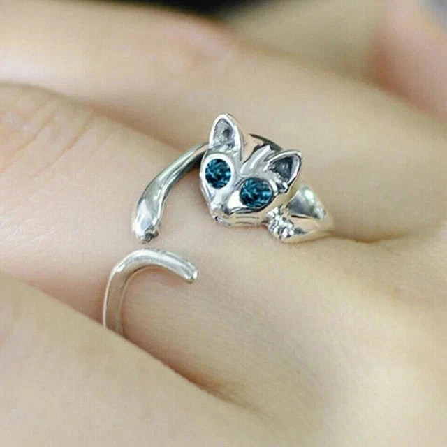 0.30Ct Round Cut Lab Created London Blue Topaz Wedding Ring 14KWhite Gold Plated