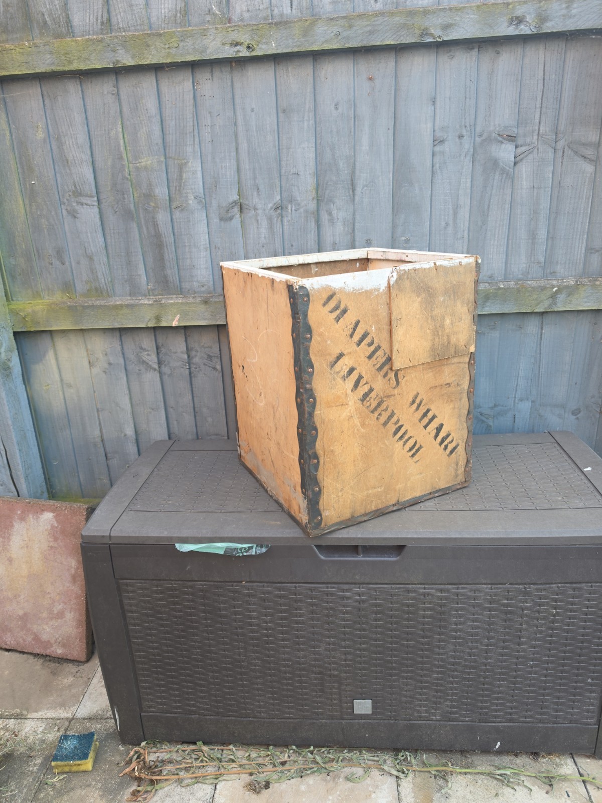 Vintage Tea Chest Storage Large Retro Furniture