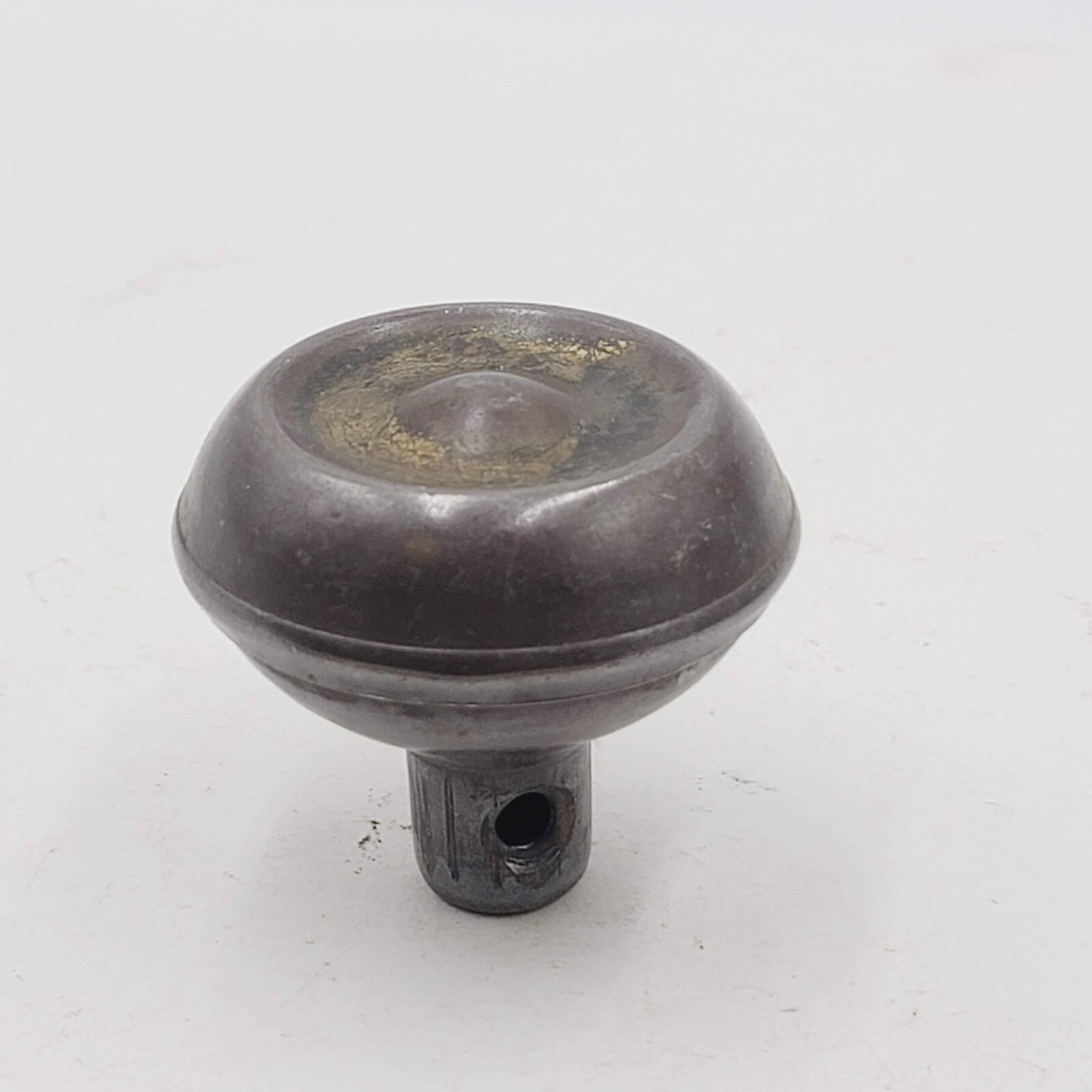 Vintage SINGLE Steel Doorknob Salvage Door Hardware 2.25″ (204dk)