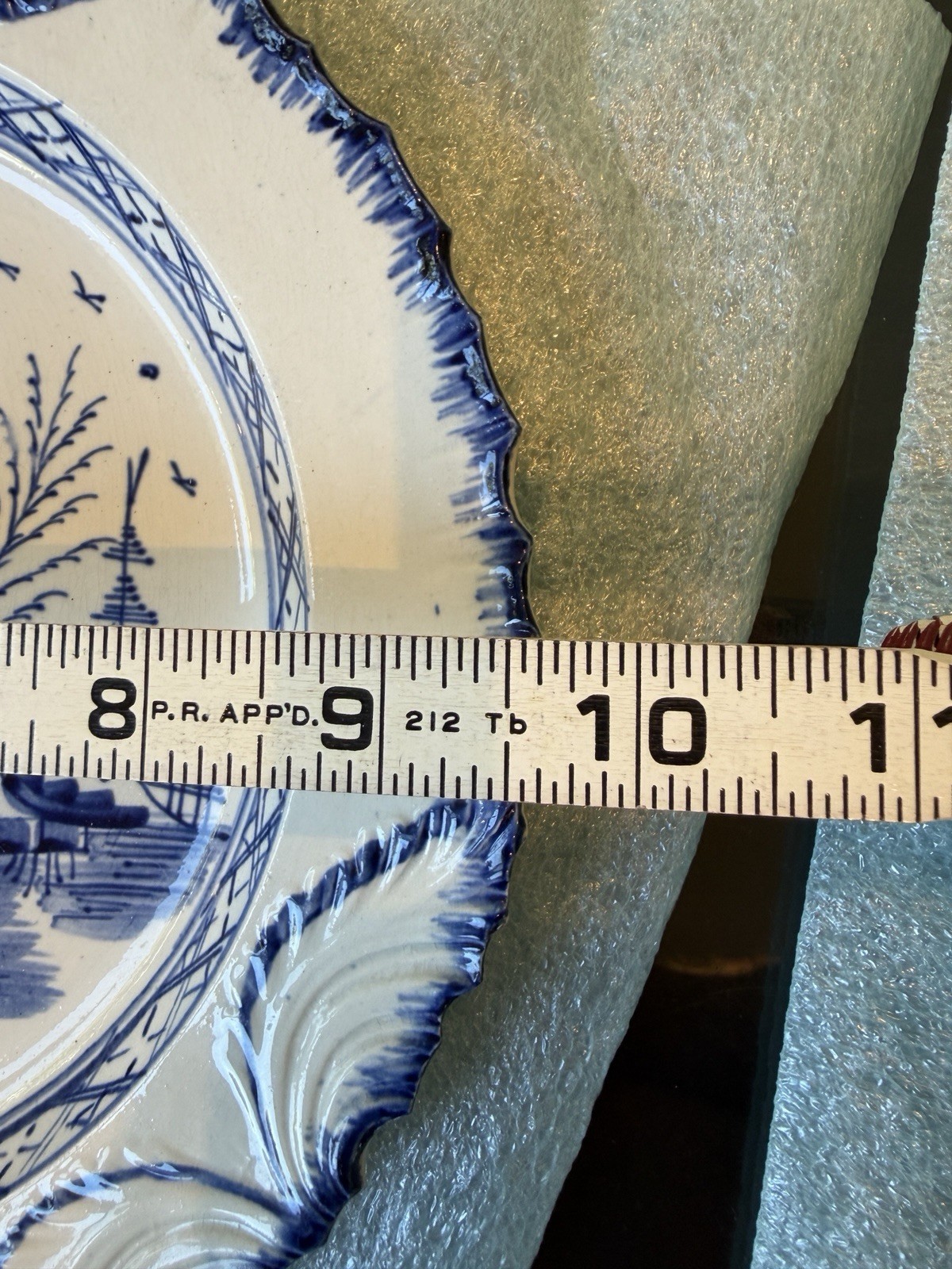 Antique Worcester Blue & White Plates – Dr. Wall Period (18th Century) 1745