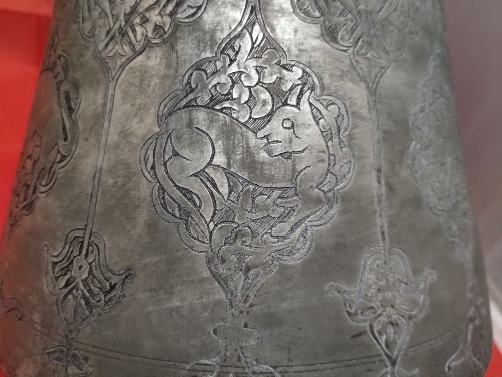 Antique Persian Moorish Lidded Engraved Vessel Rare & Amazing Estate Find!!
