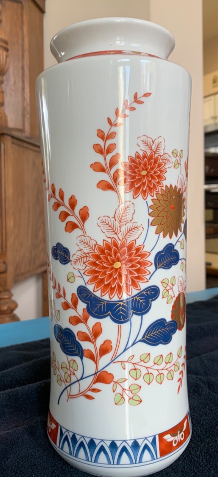 Vntg Japanese 12” Vase -NC Cameron & Sons import