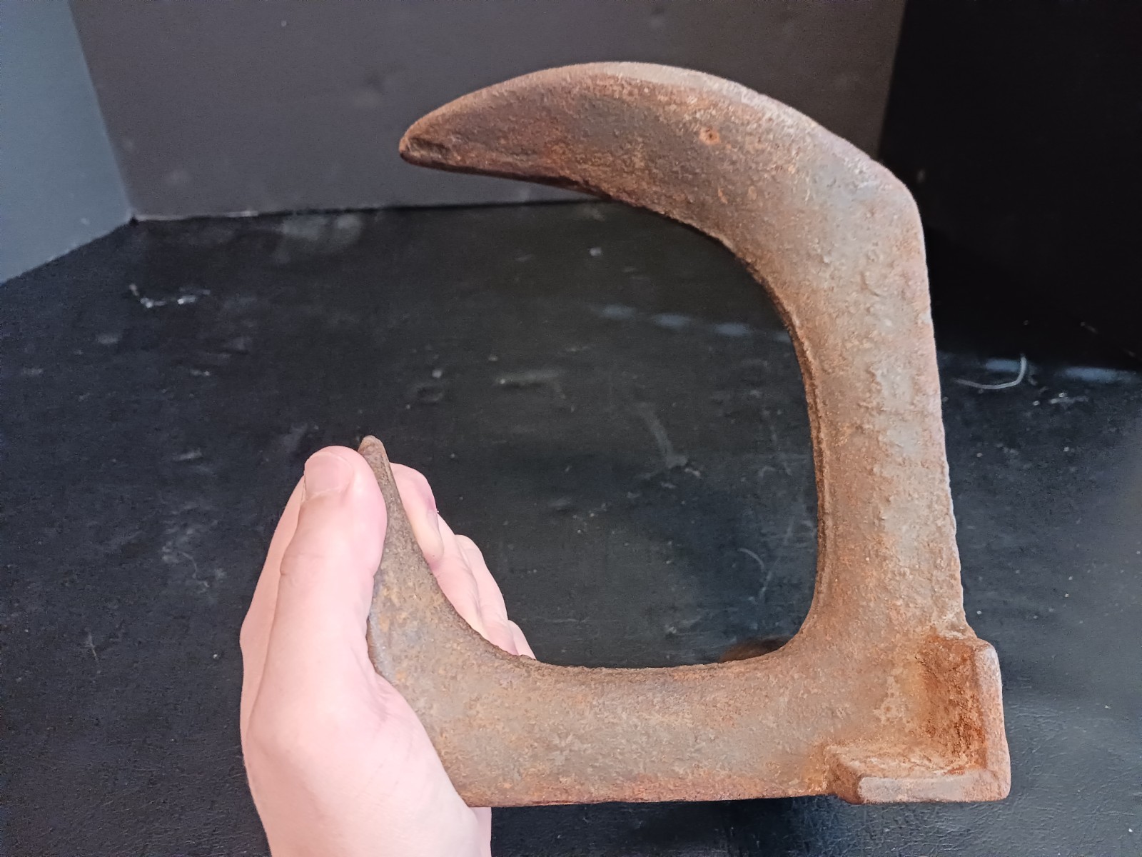 Vintage Cast Iron Shoe Anvil Boot Cobbler Repair Tool Register Brand 2 Horn