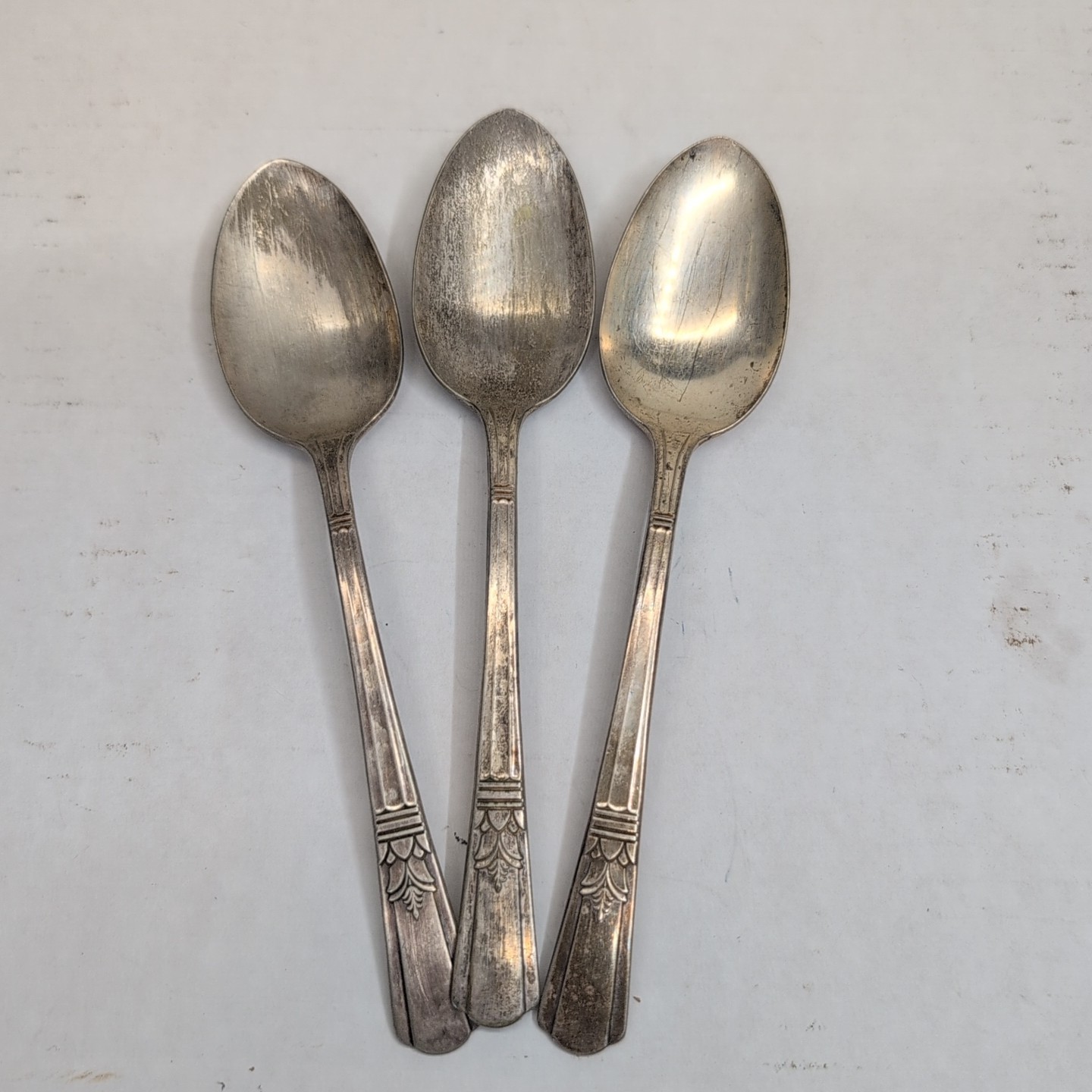 Set of 3 Spoons – Court Silverplate Collection 1930s International Crown Silver