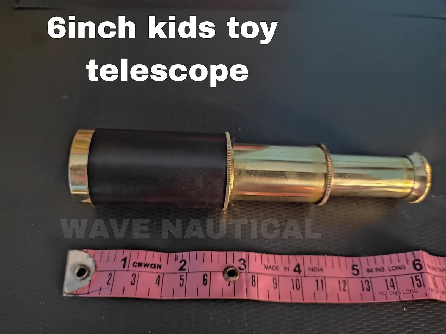 LEATHER GRIP TELESCOPE NAUTICAL MARINE BRASS 6” TELESCOPE LOT OF 100 PIECES
